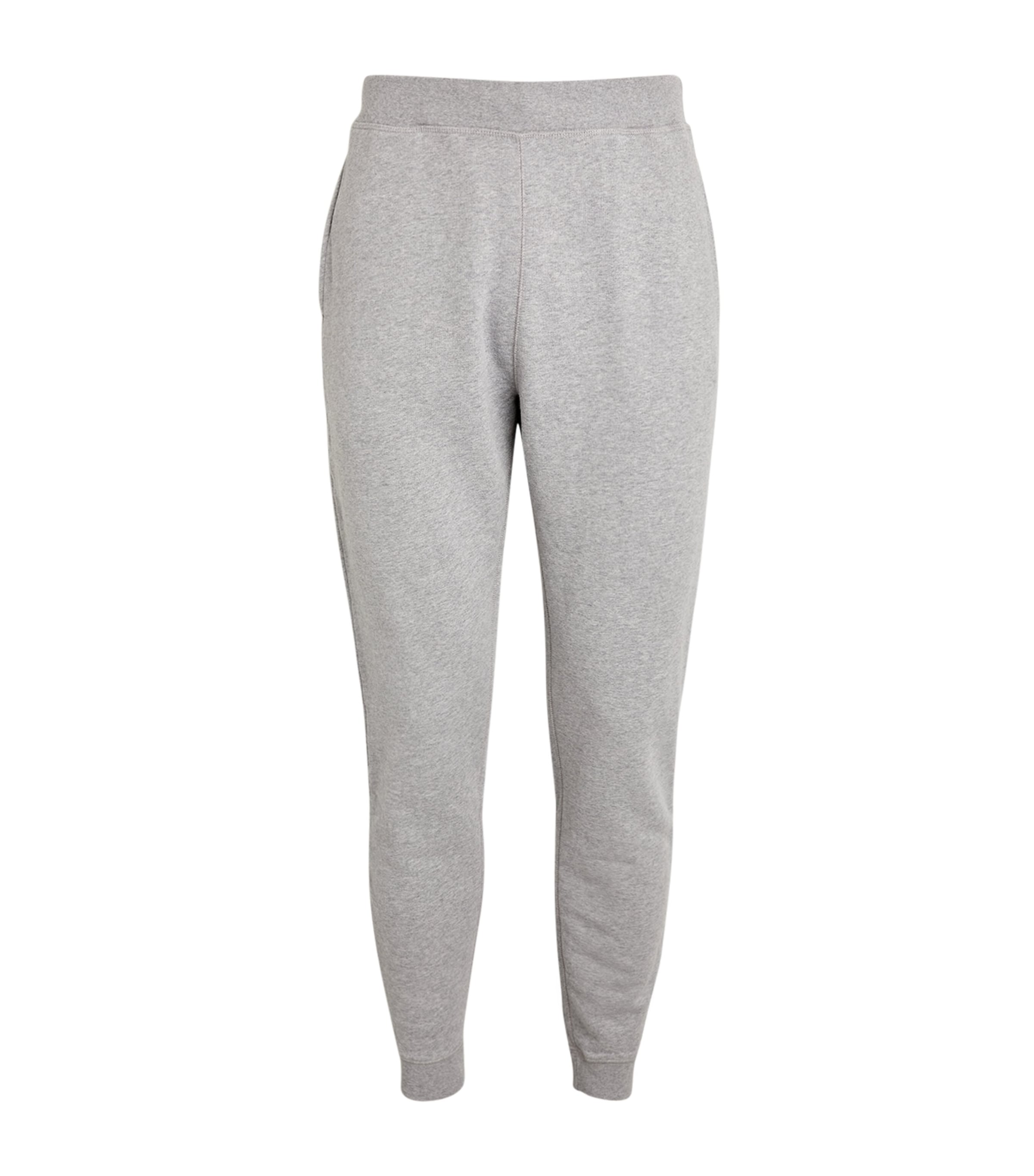 Sunspel Mens Loopback Sweatpants Gyaa Grey Melange