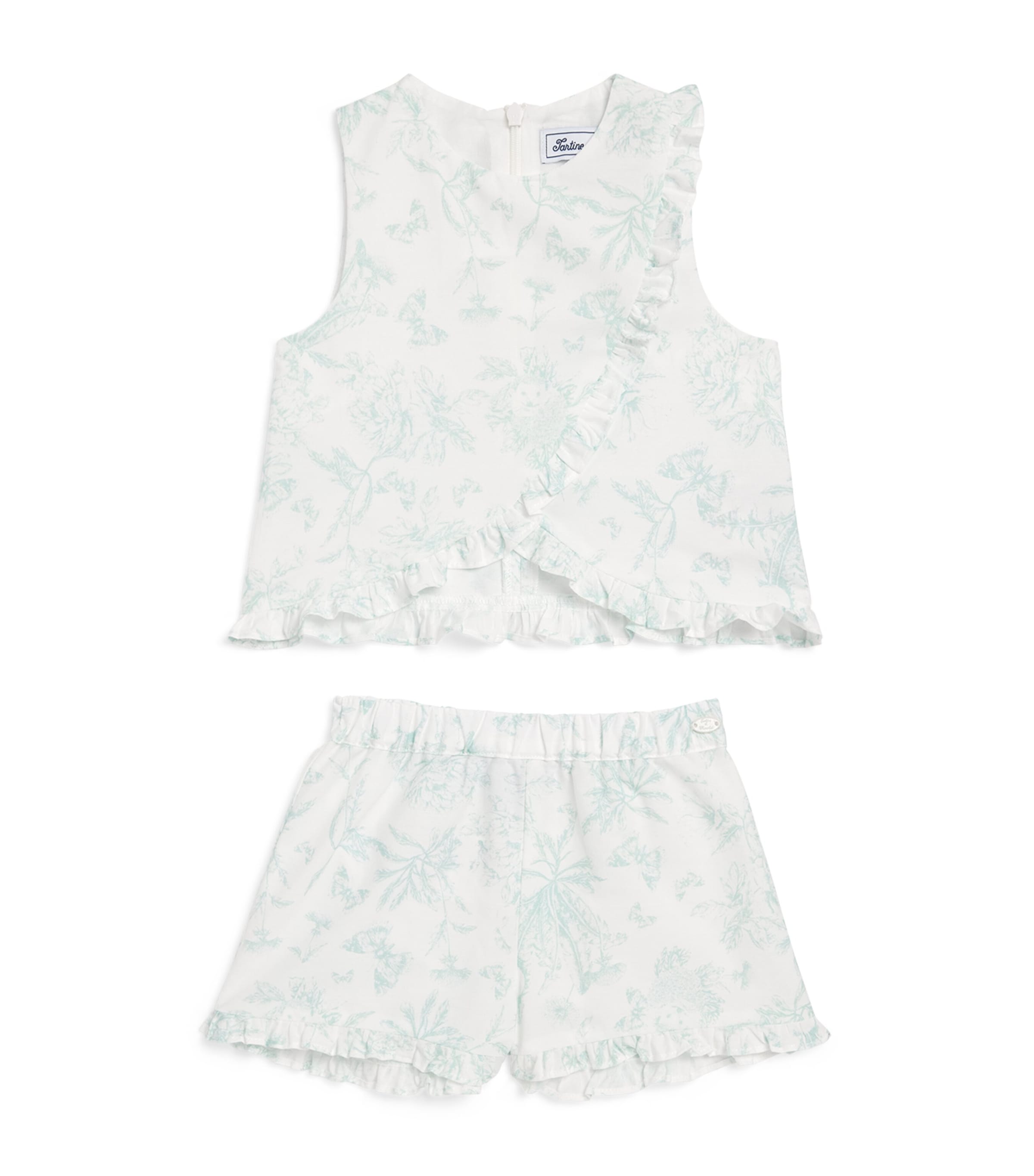 Toile Print Top and Shorts Set (3 Months – 4 Years)