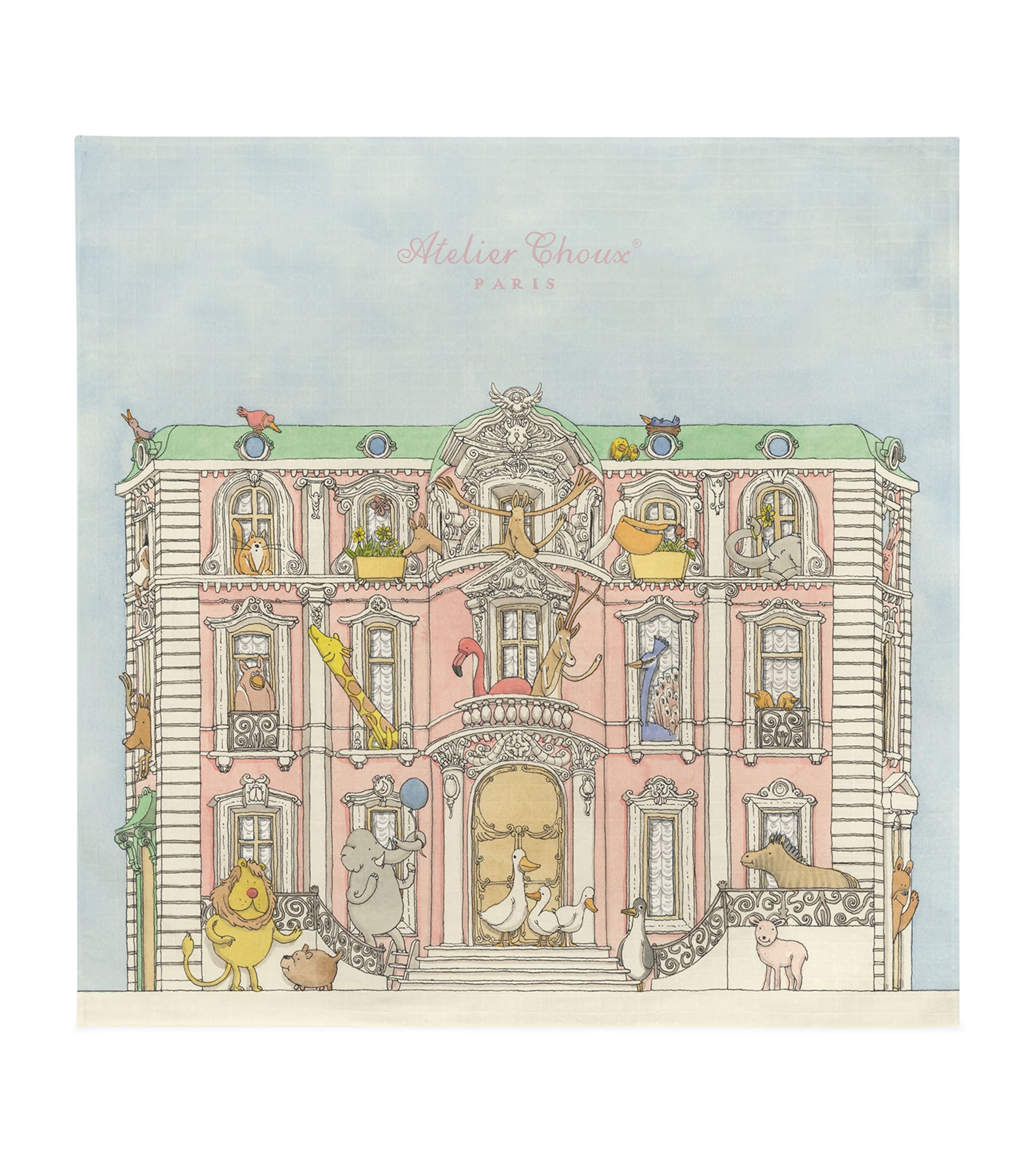Atelier Choux Cotton Monceau Mansion Swaddle Mansion
