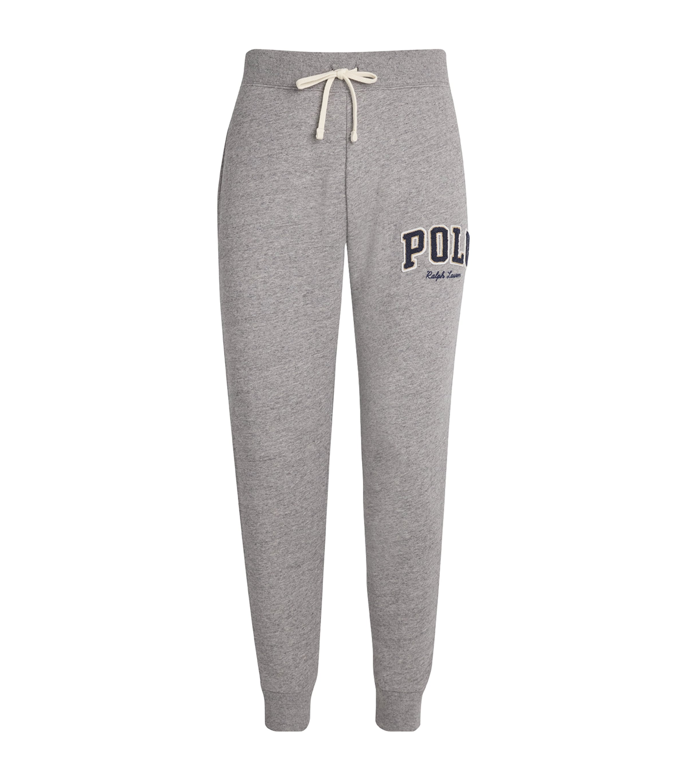 Cotton-Blend Fleece-Logo Sweatpants