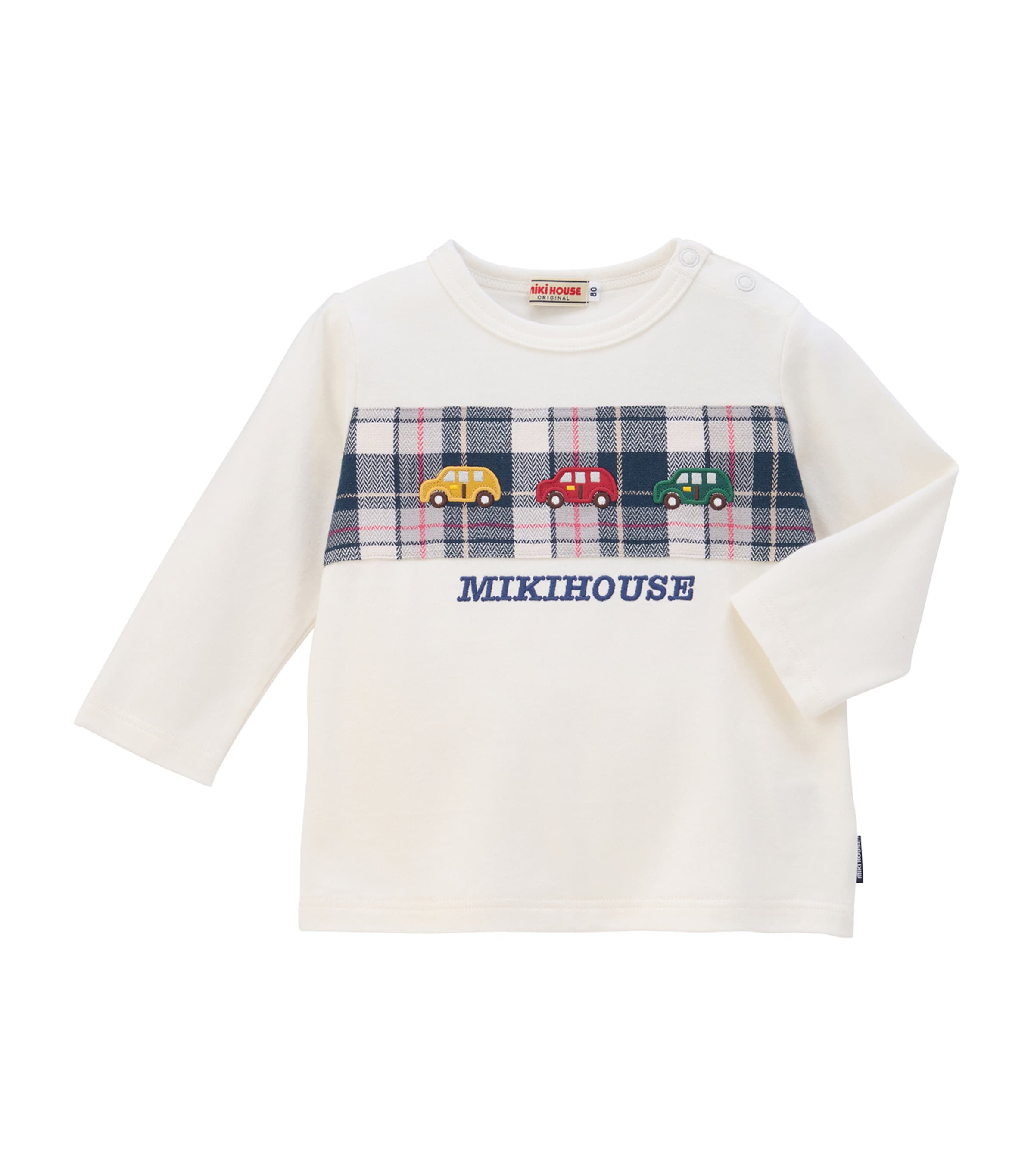 Miki House Cotton Car Logo T-Shirt (12 Months-9 Years)