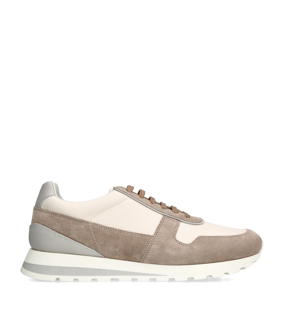 Suede-Leather Olimpo Sneakers