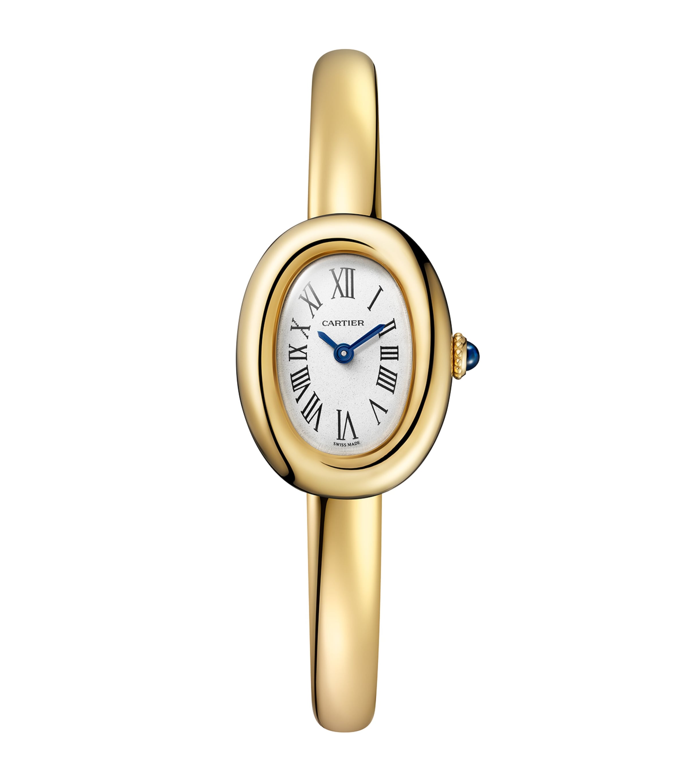 Mini Yellow Gold Baignoire Watch 18.7mm (Size 17)