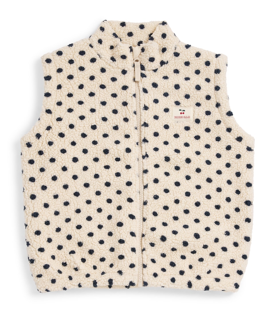 KONGES SLOJD Fleece Jody Gilet (18 Months-10 Years) Dot Lumiere