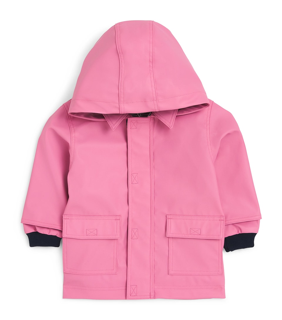 Waxed Hooded Raincoat (6-36 Months)