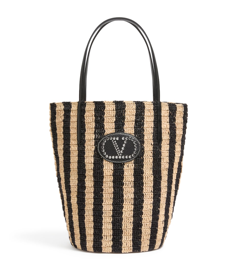 Raffia Bucket Bag