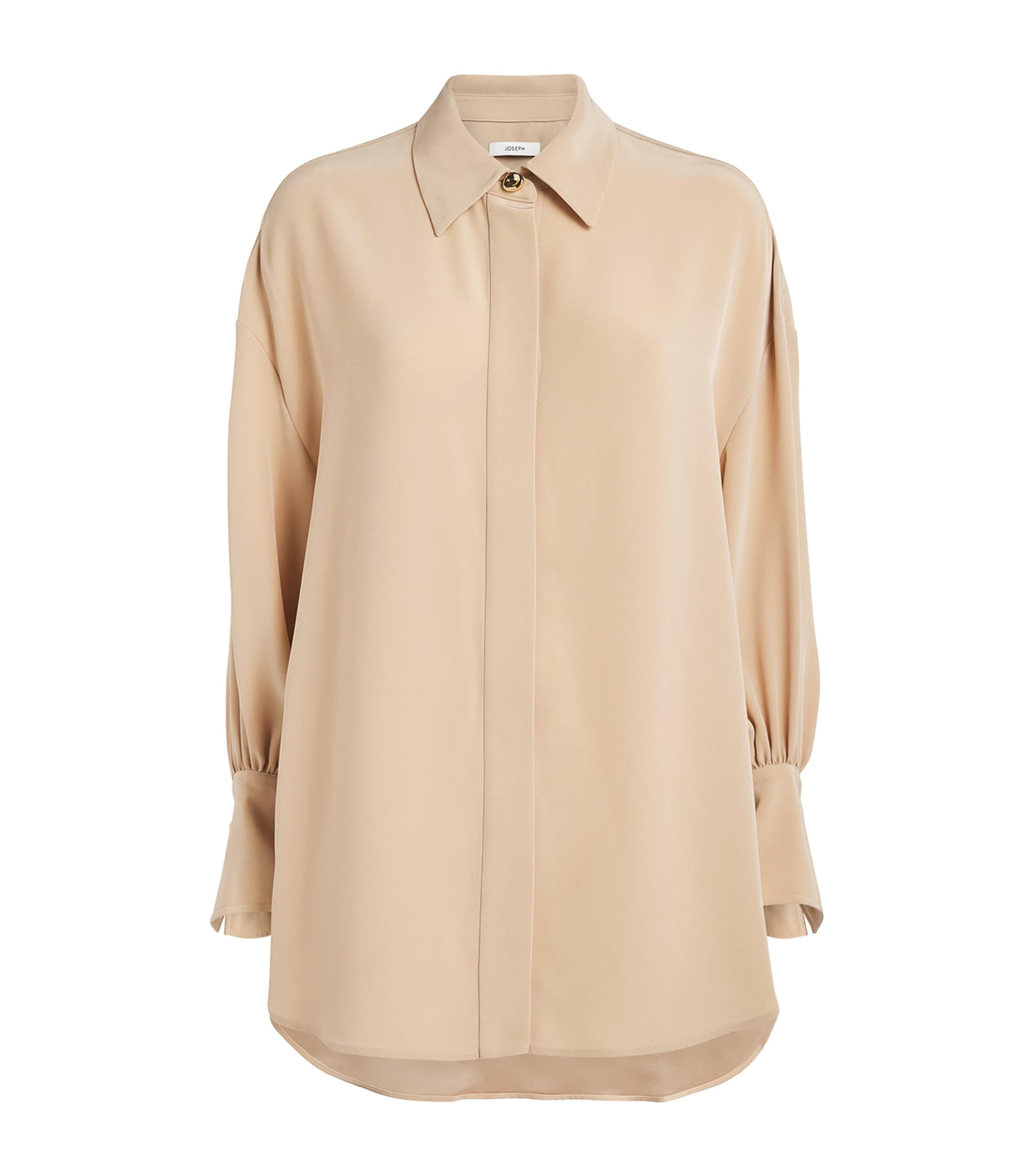 Joseph Womens Camilia Blouse Powder