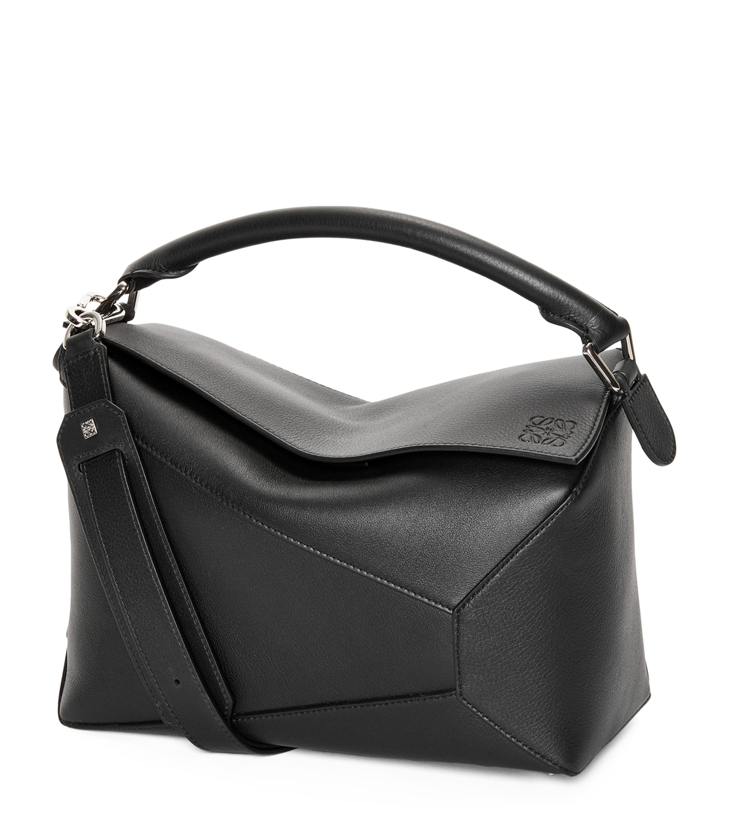 LOEWE Mini Leather Puzzle Edge Top-Handle Bag | Harrods US