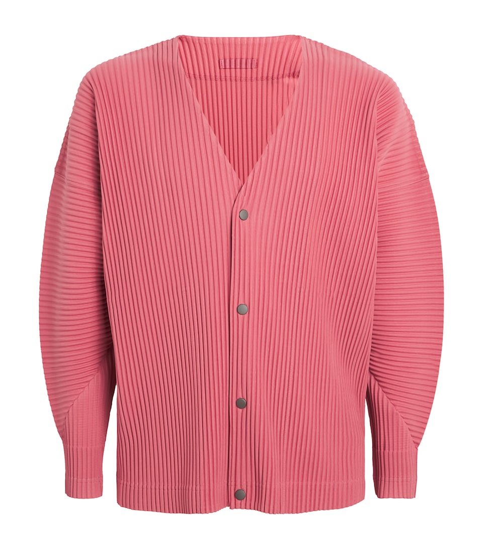Pleated Cardigan