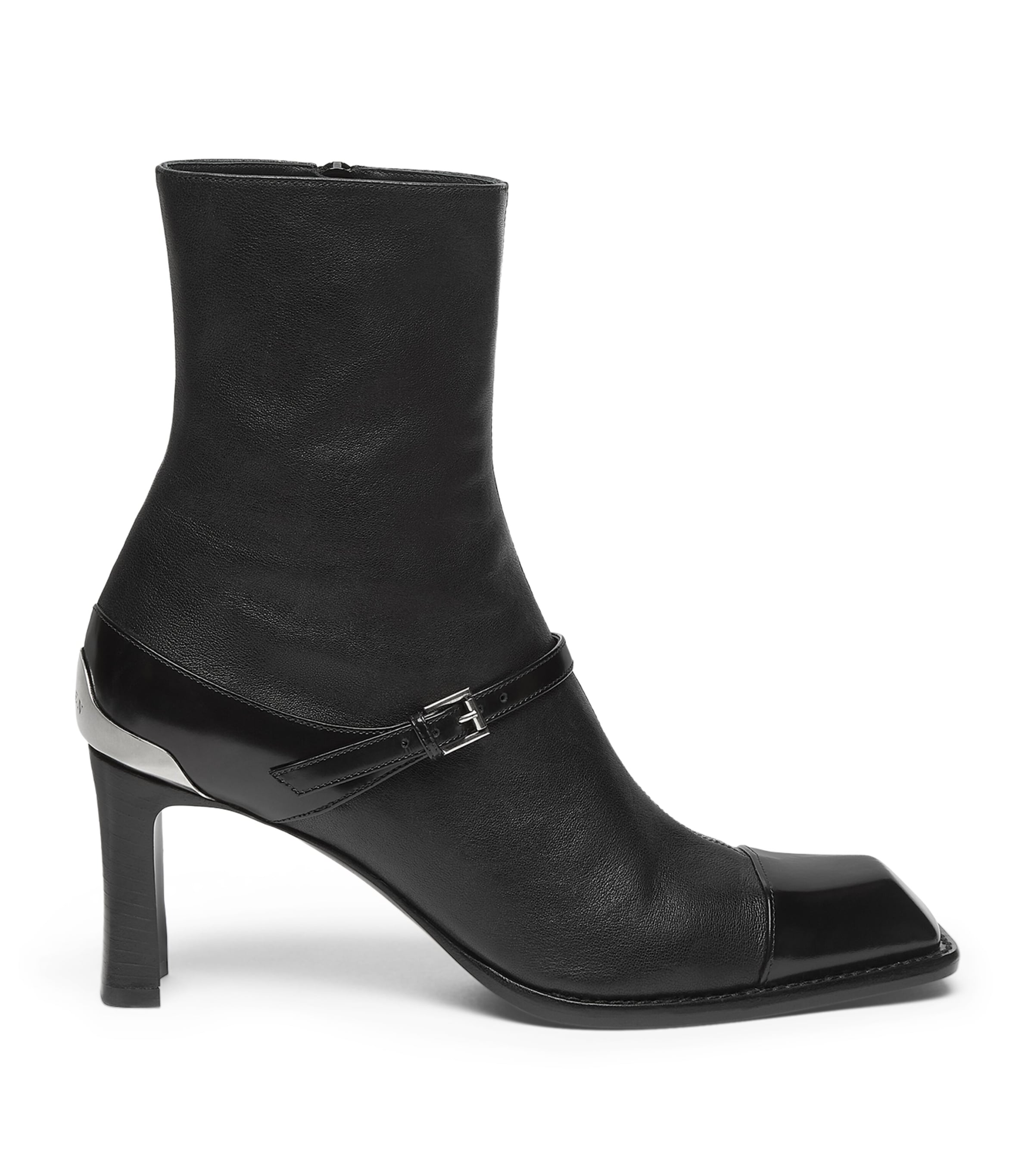 McQueen Leather Niko Ankle Boots 70