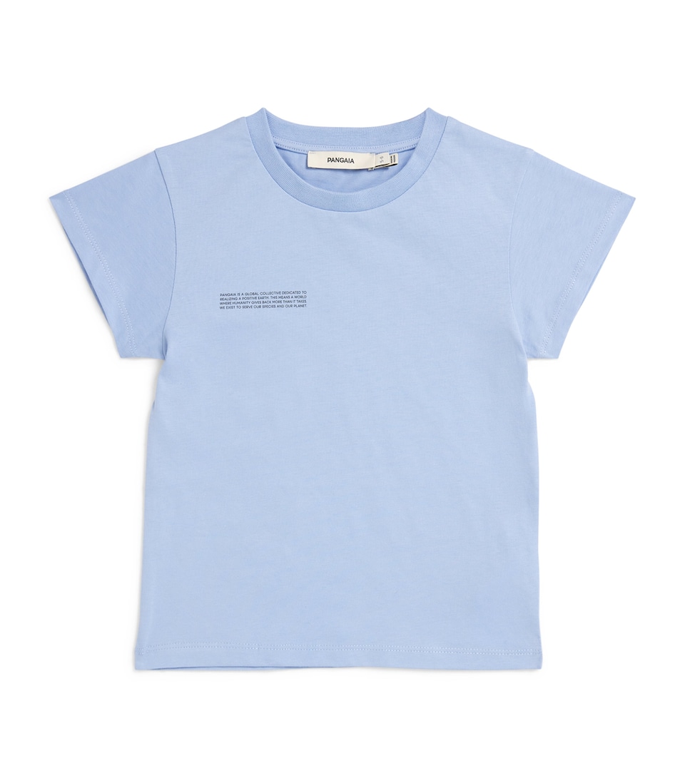 Pangaia Kids Organic Cotton T-Shirt (3-12 Years) Blue