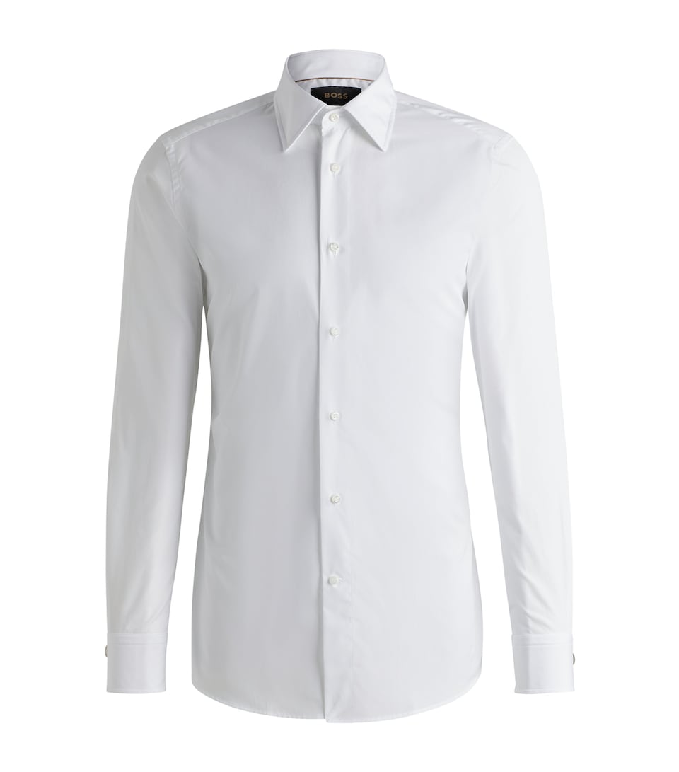 Cotton Poplin Slim Shirt