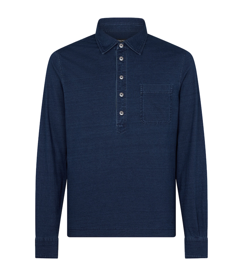 Cotton Washed Polo Shirt