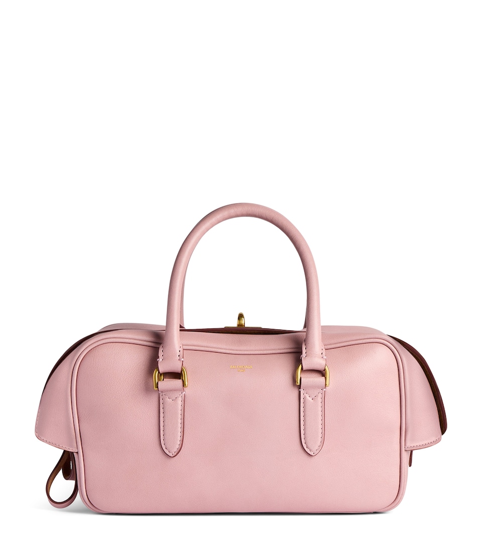 Balenciaga Lambskin Le 7 Bowling Bag
