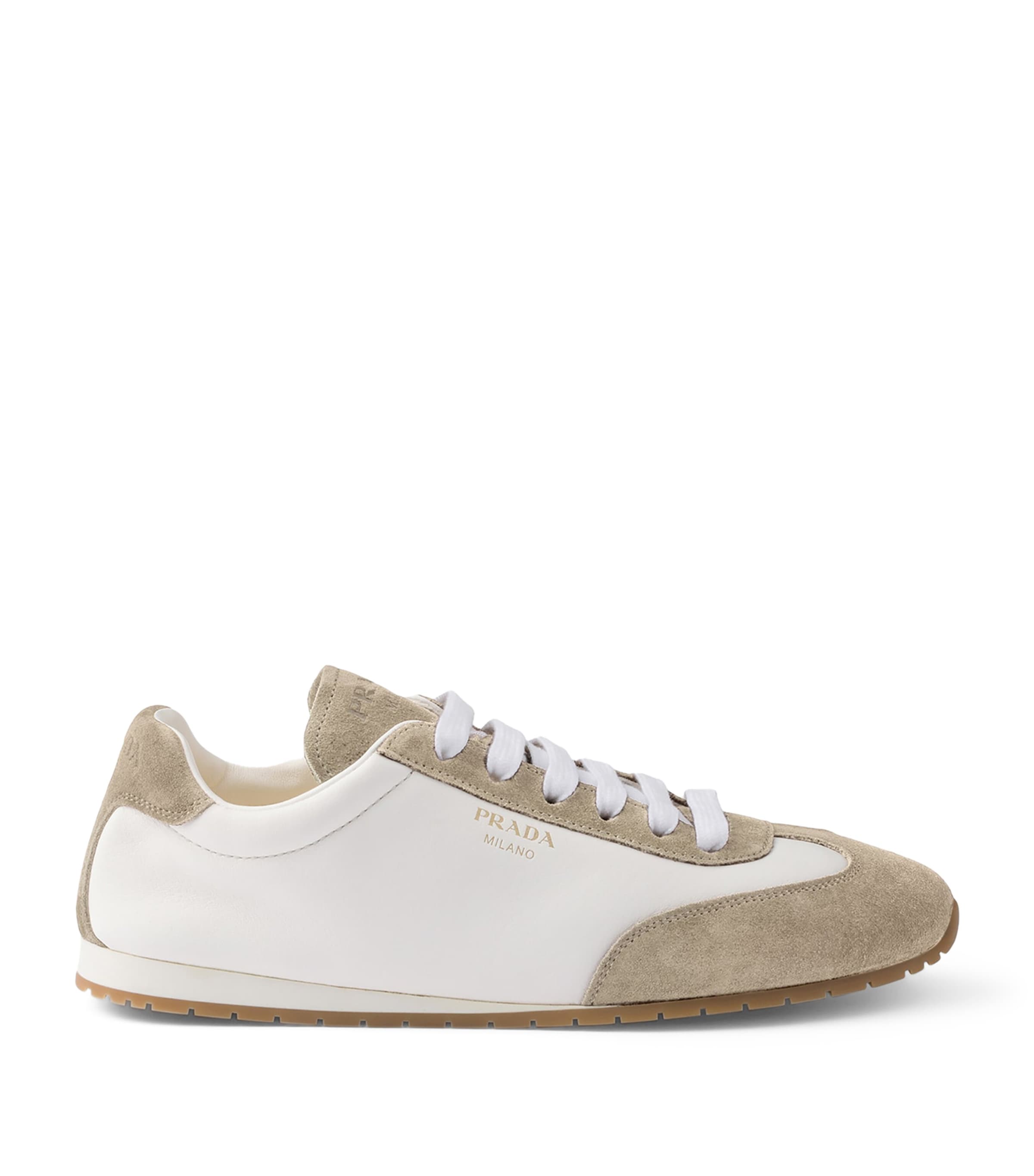 Nappa Leather and Suede Sneakers