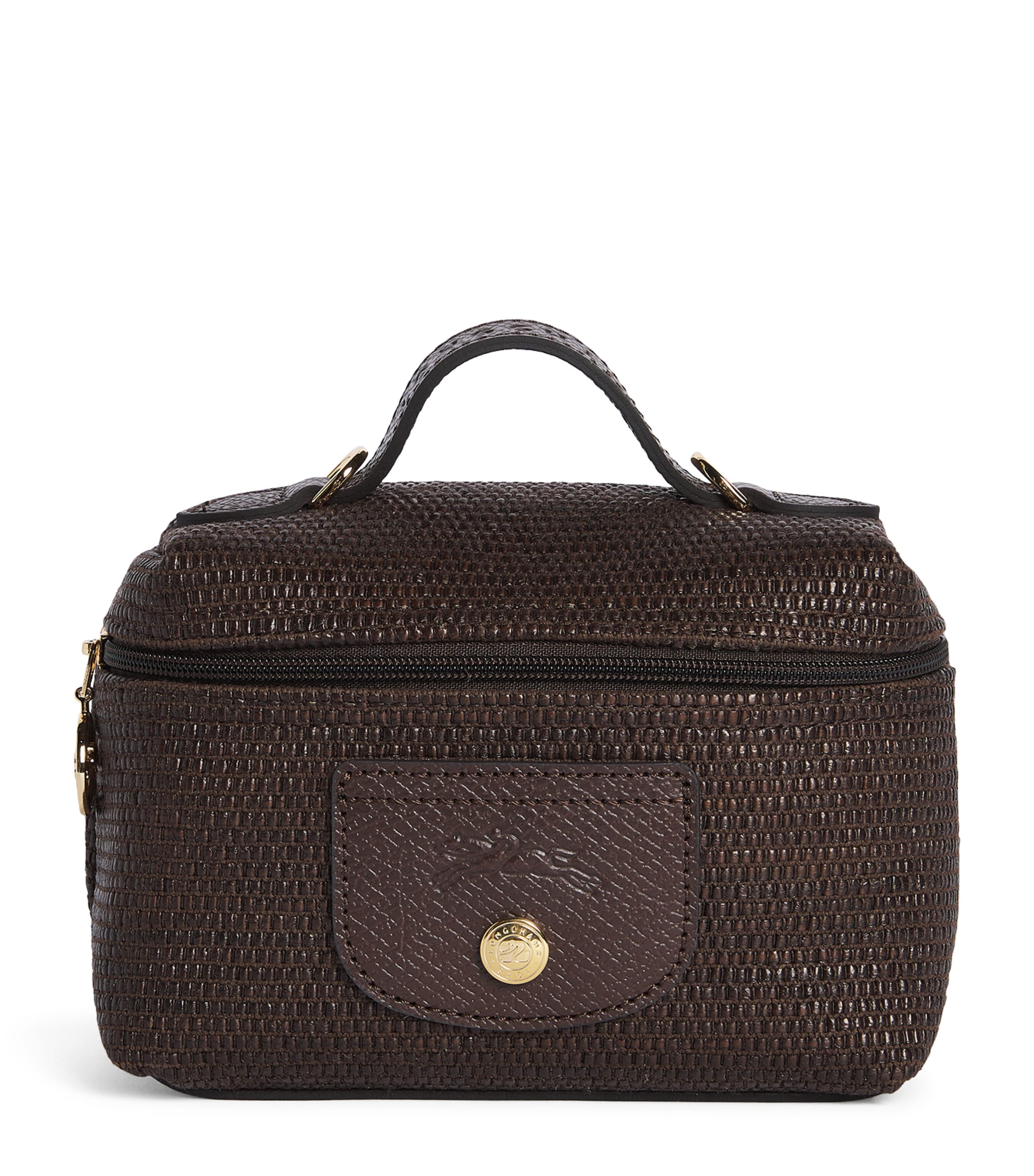 Longchamp Extra-Small Canvas Le Pliage Cross-Body Bag Moka