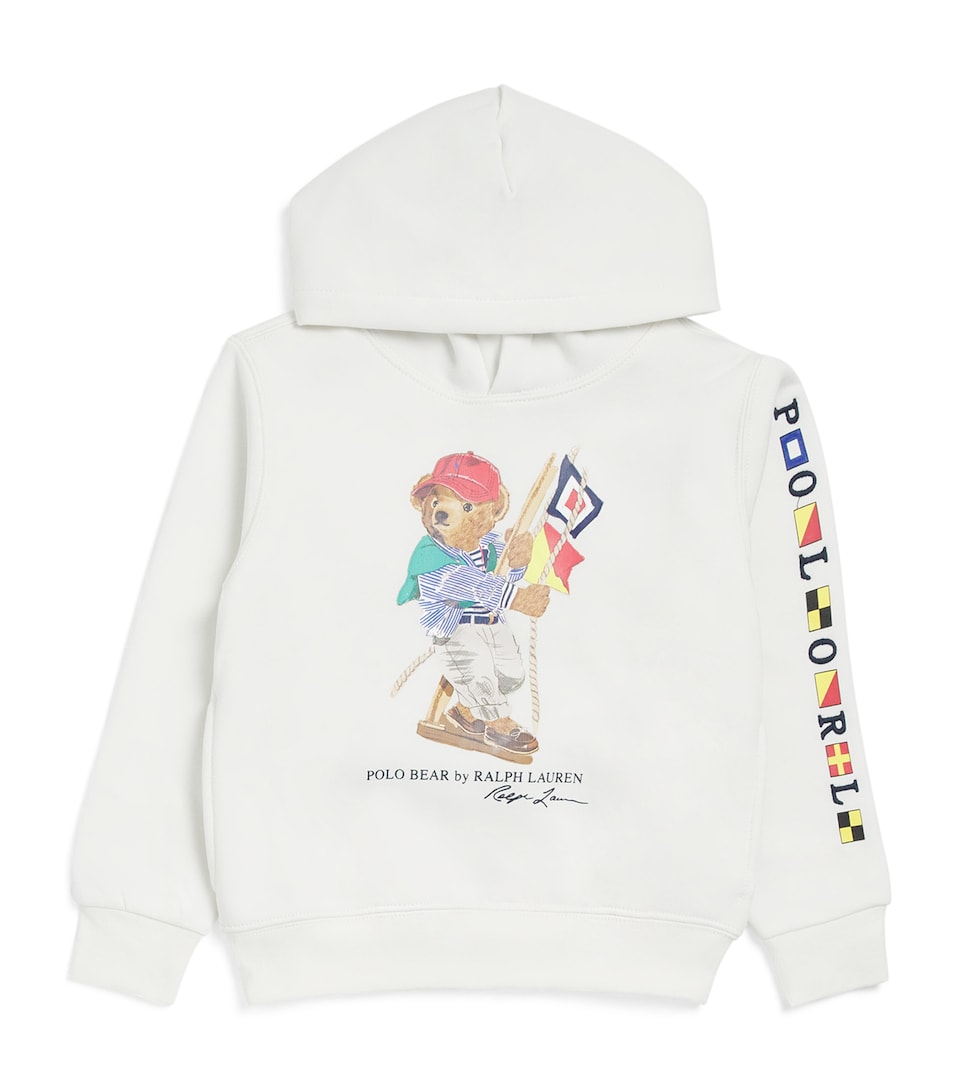 Cotton-Blend Sailing Bear Hoodie (2-7 Years)