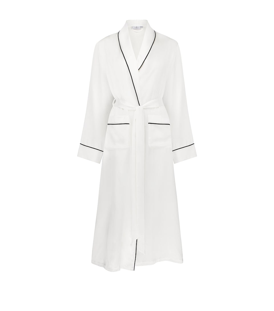 Large Mulberry Silk Dressing Gown