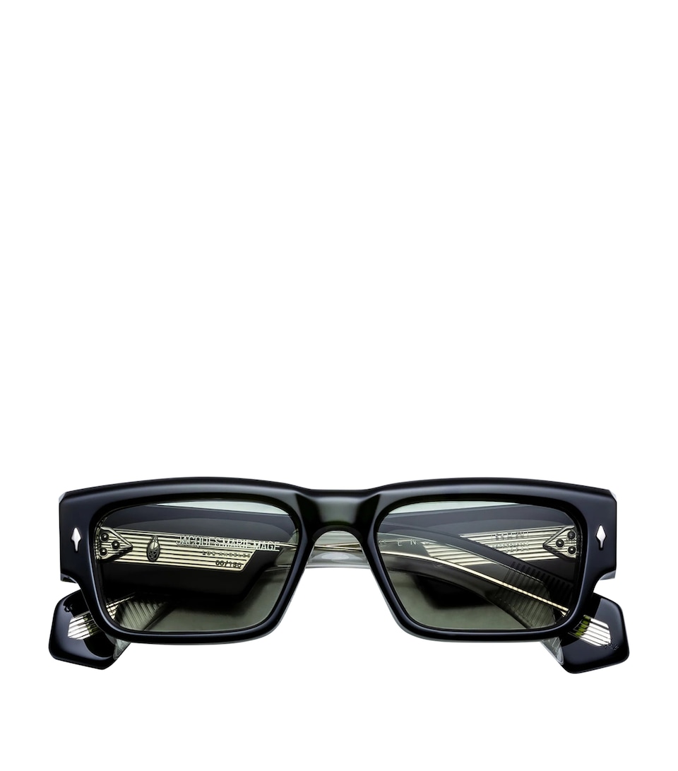 Jacques Marie Mage Engel Rectangular Sunglasses Borneo