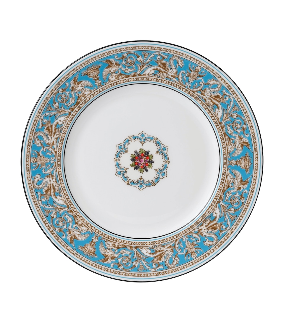 Florentine Turquoise Plate (27cm)