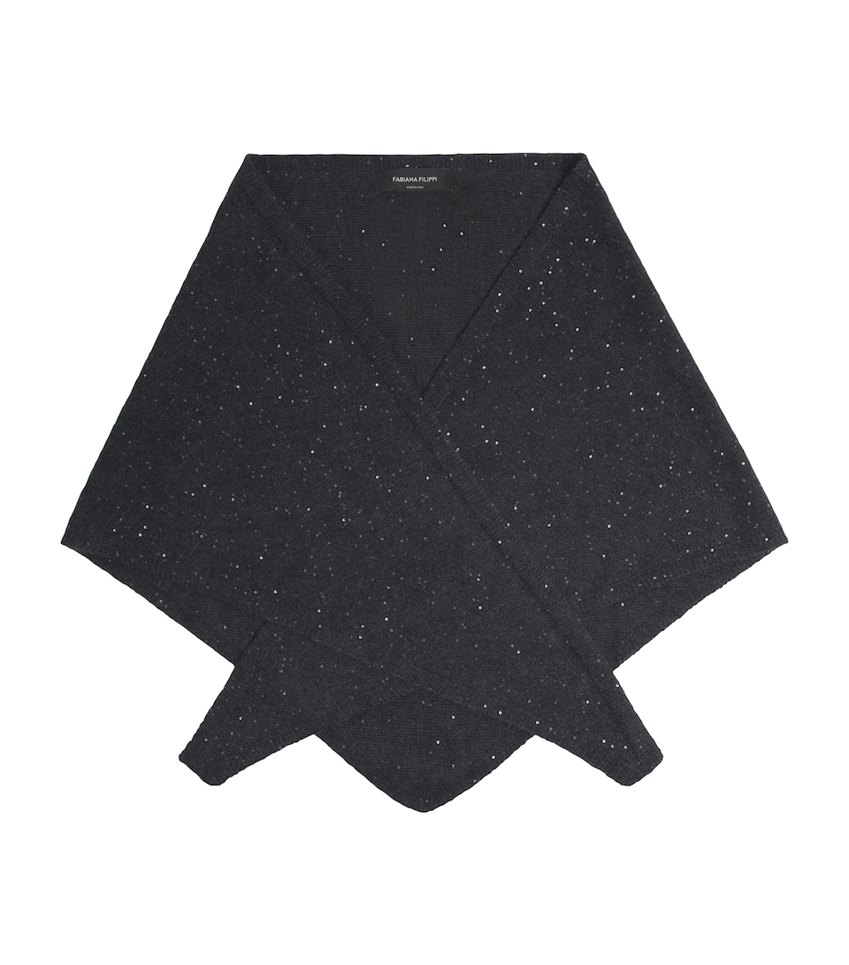 Sequin Cape Coat
