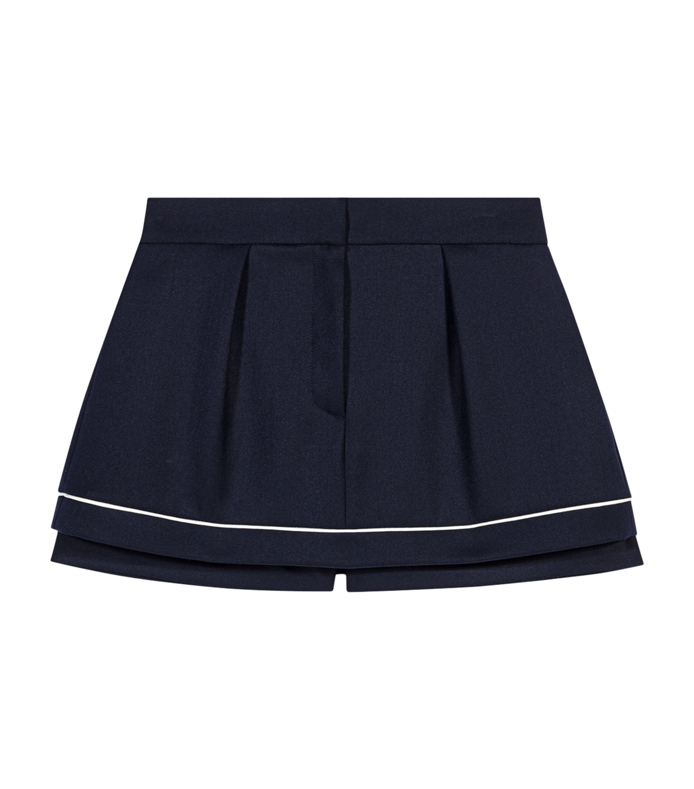 Maje Womens Pleated Skort Navy