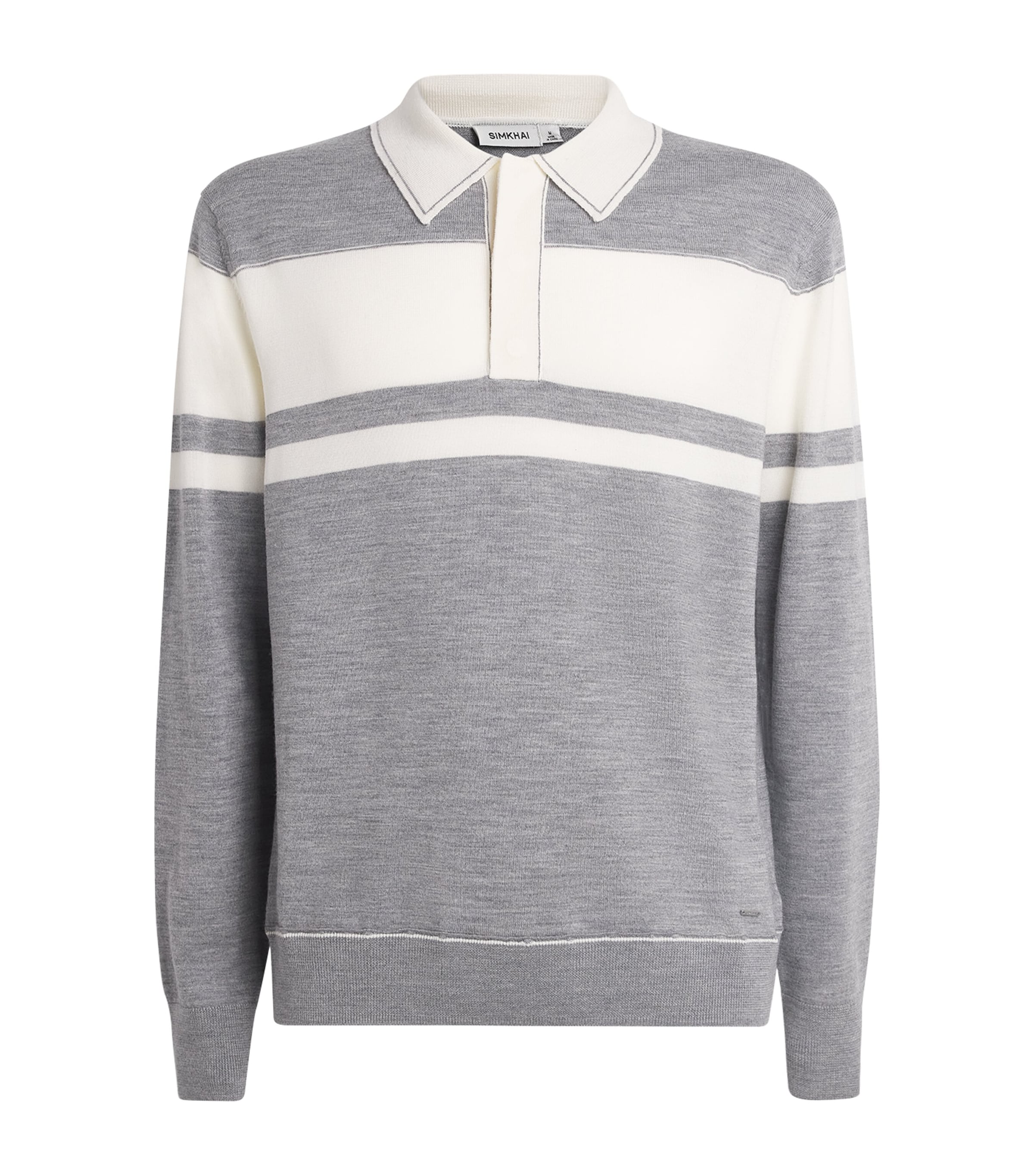 Wool Stripe Rugby Shirt