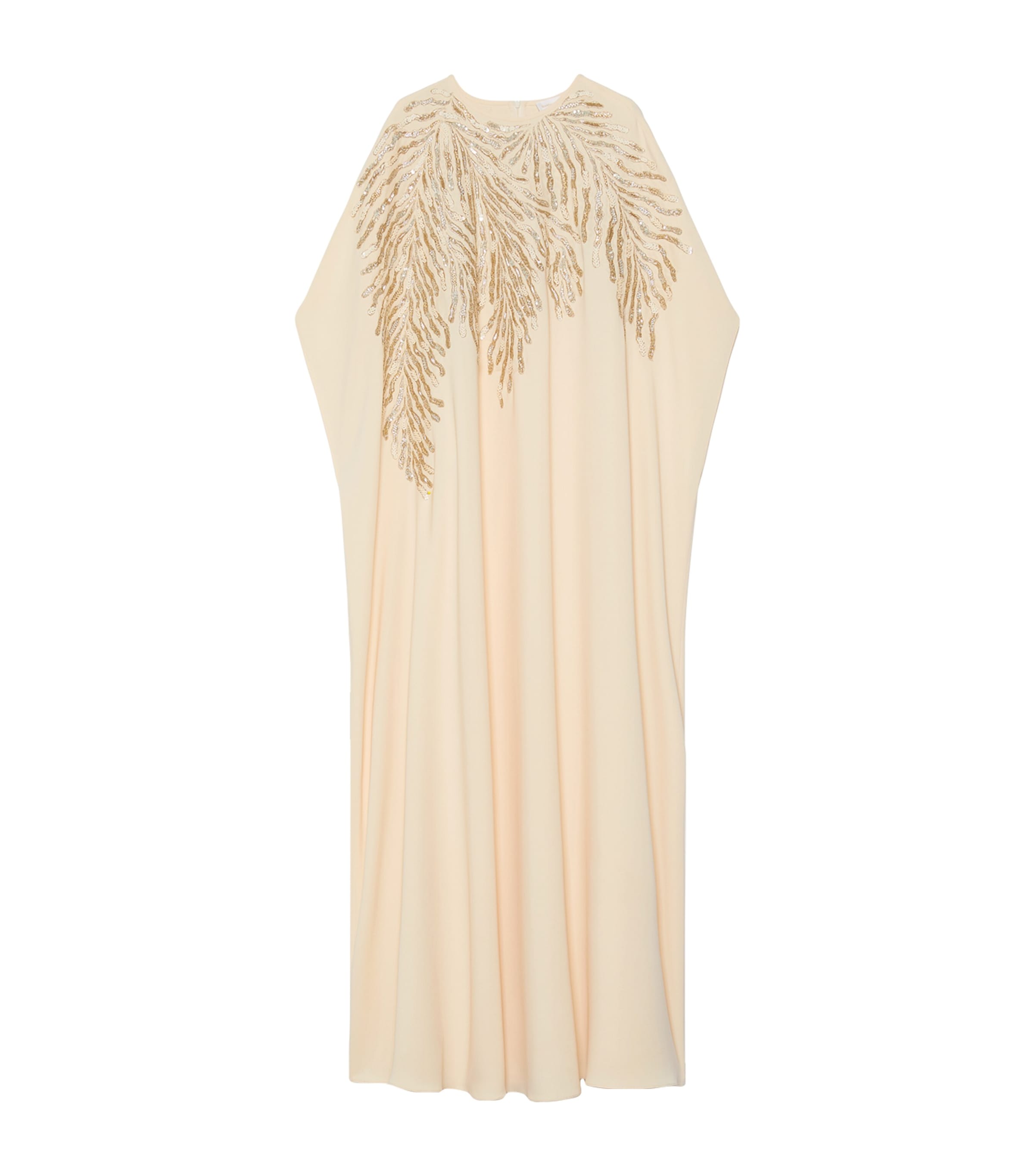 Marina Rinaldi Womens x Tony Ward Embellished Maxi Dress Light Gold