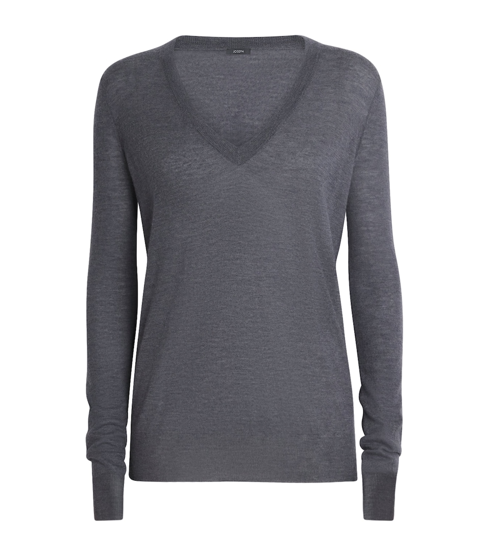 Cashmere Cashair V-Neck Sweater