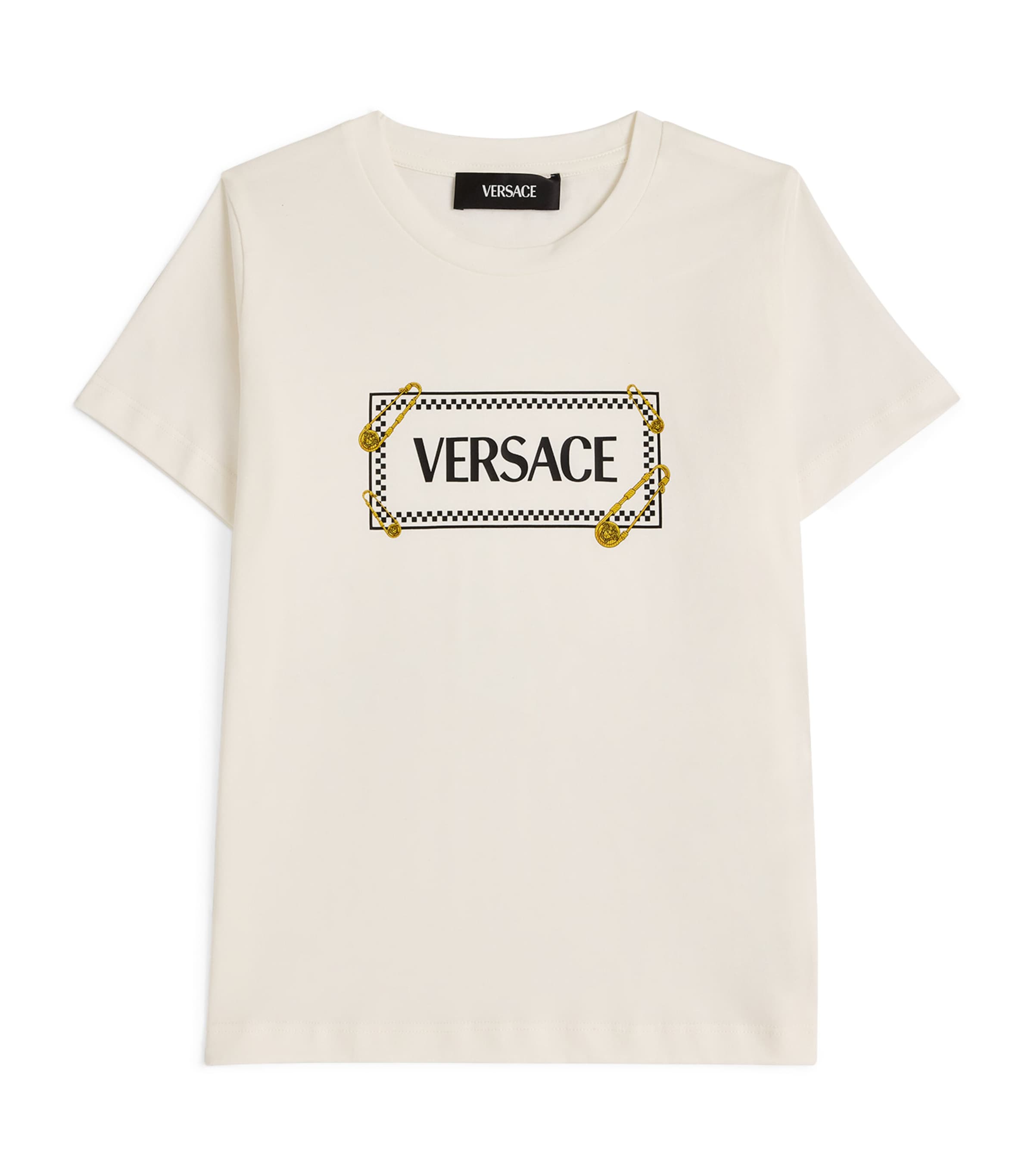 Versace Kids White Cotton Logo T-Shirt (6-14 Years) | Harrods US
