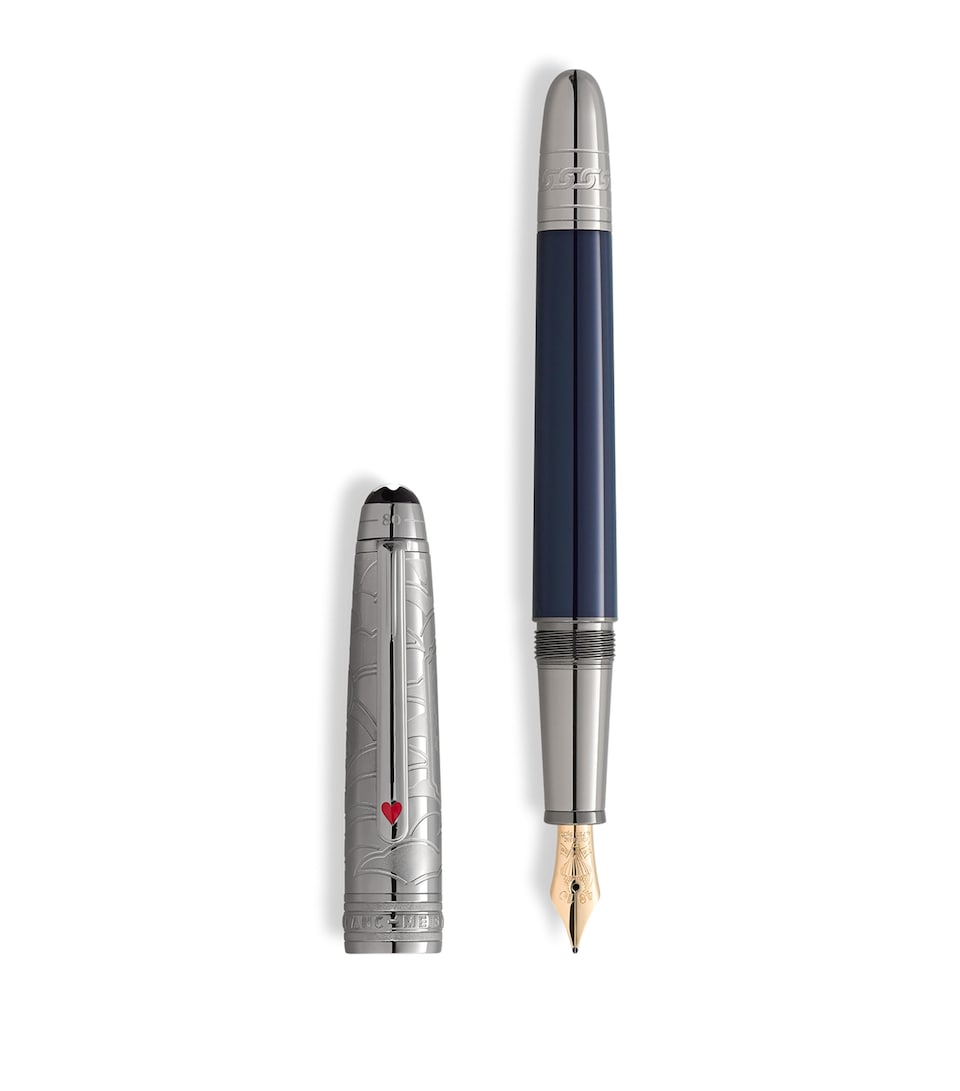Montblanc Meisterstück Around the World Doué Classique Fountain Pen Dark Blue