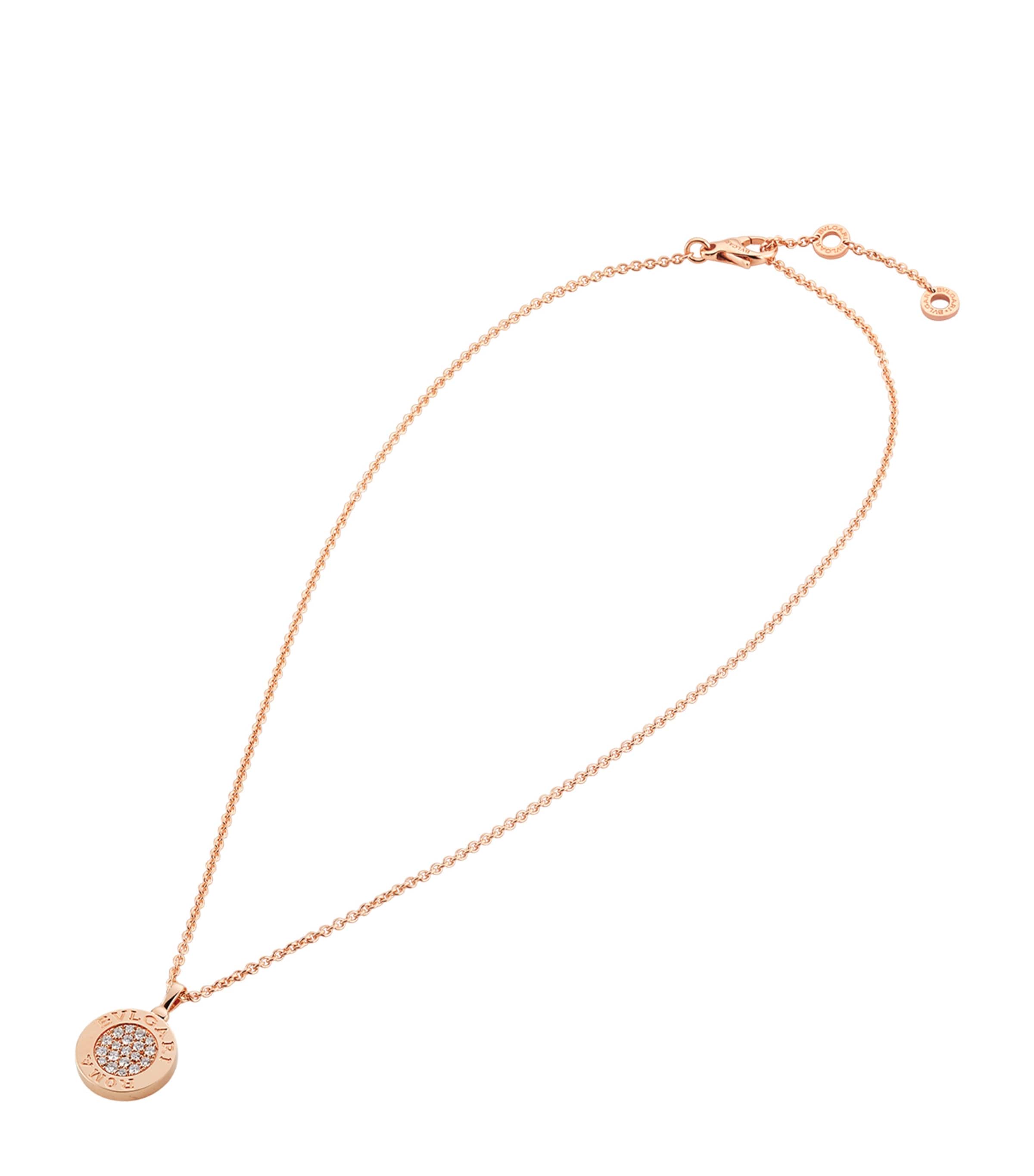 Rose Gold, Diamond and Onyx BVLGARI BVLGARI Necklace