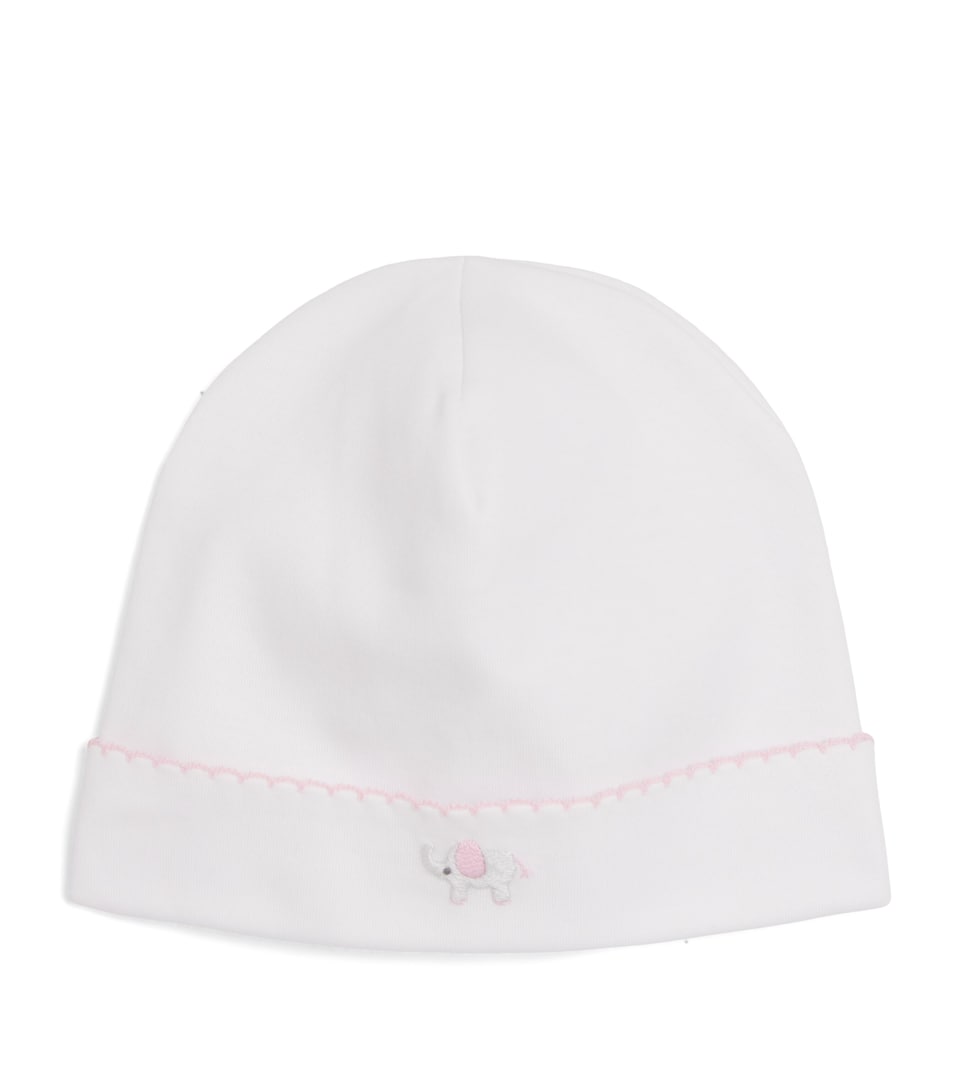 Kissy Kissy Pima Cotton Elephant Hat White/pink
