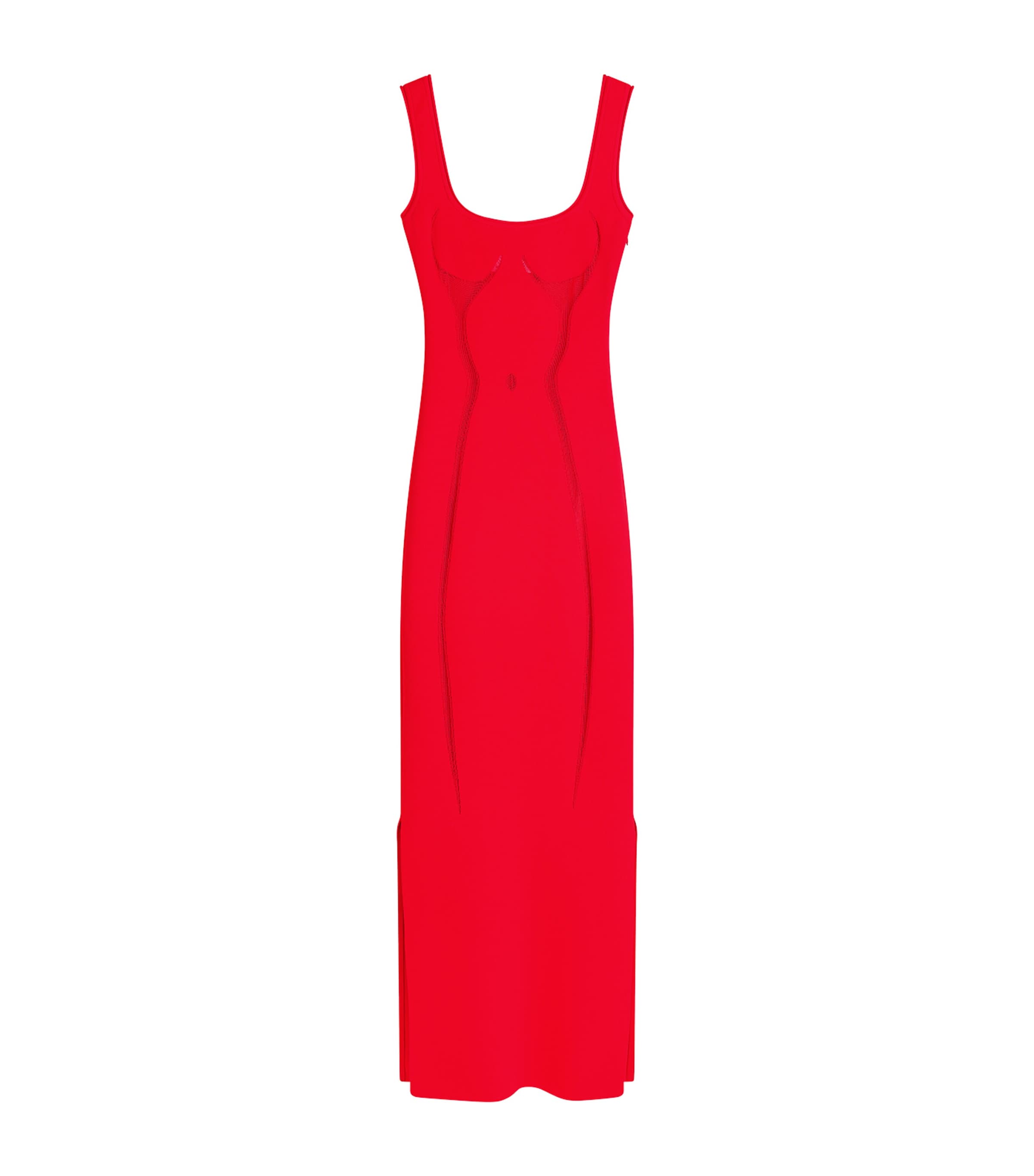 Trompe L’oeil Tank Maxi Dress