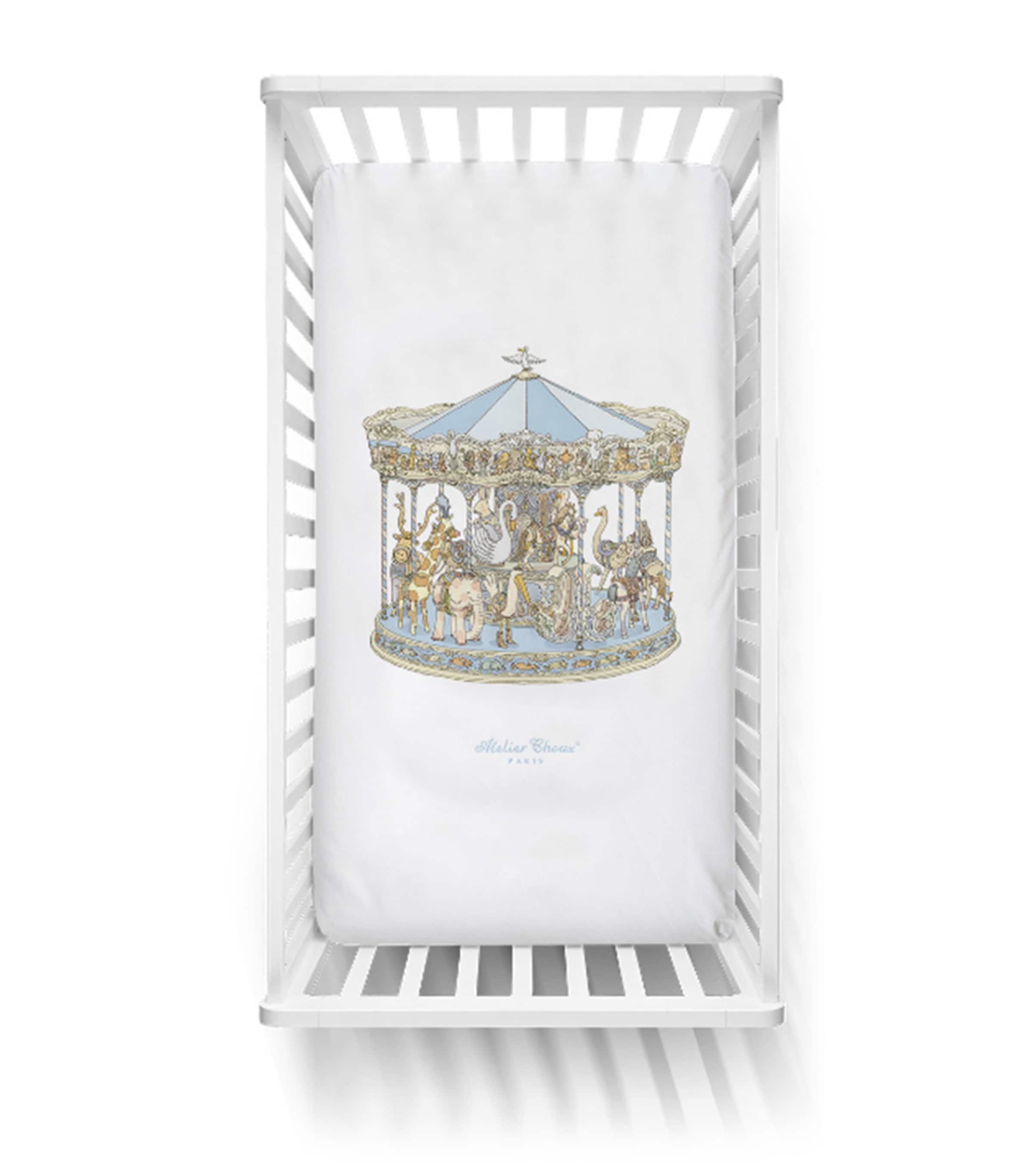 Cotton Carousel Fitted Sheet