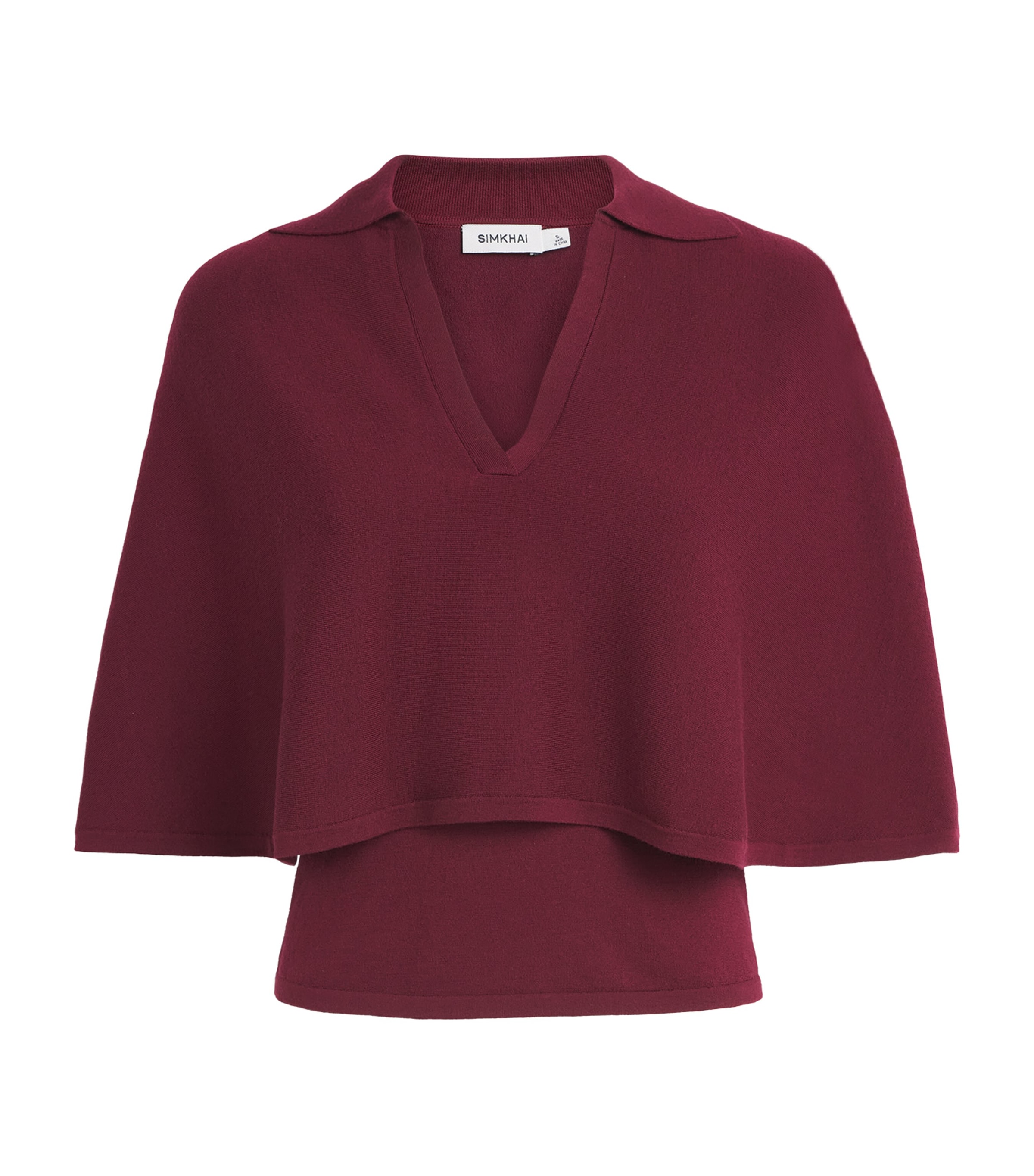 Simkhai Womens Wool Layered Vinna Sweater Fig