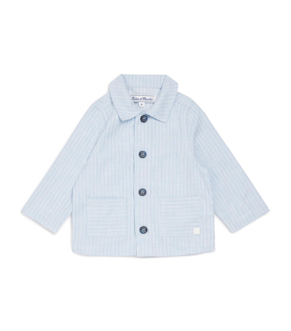 Stripe Button-Up Jacket (3 Months-4 Years)