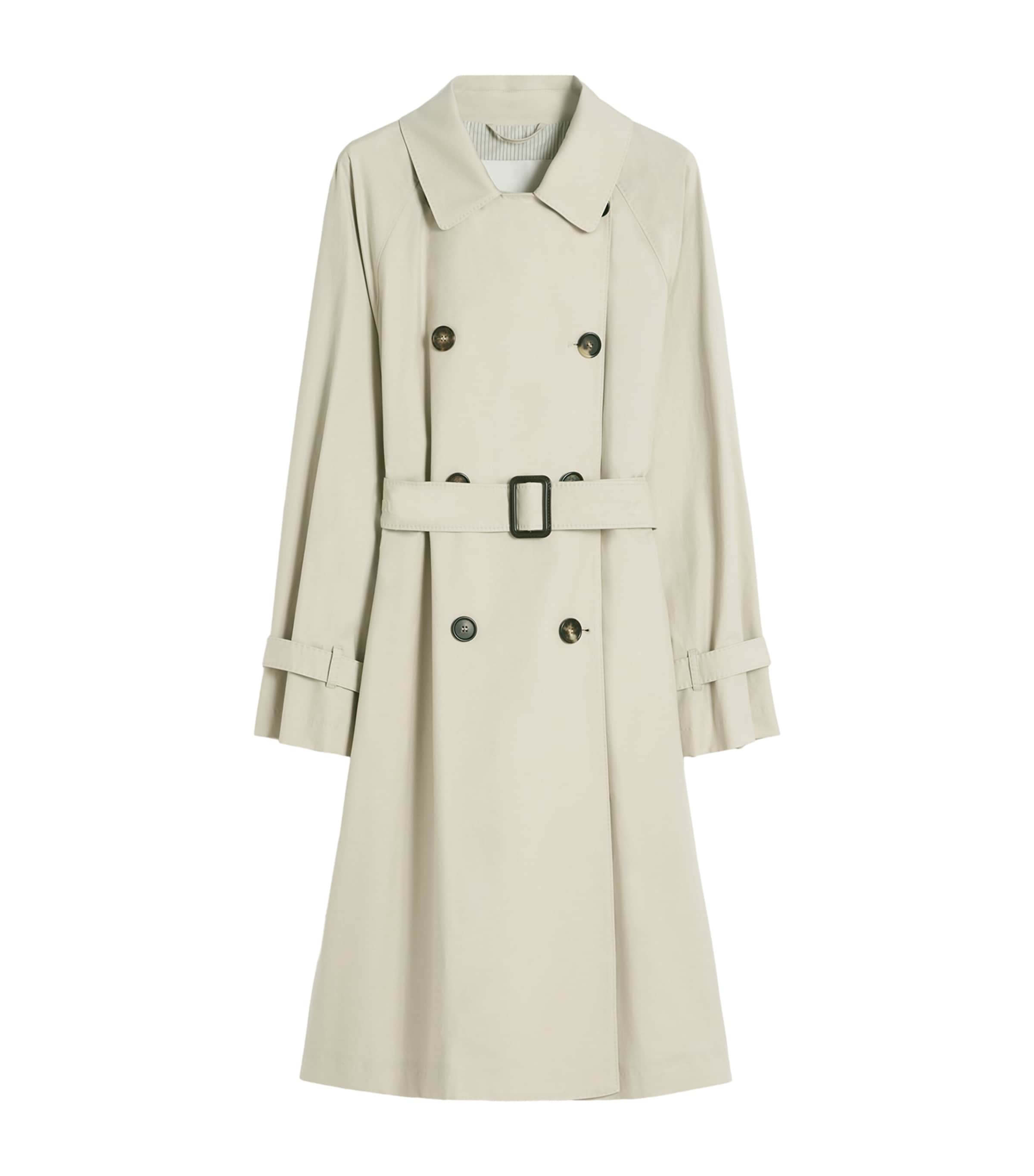 Cotton-Blend Trench Coat