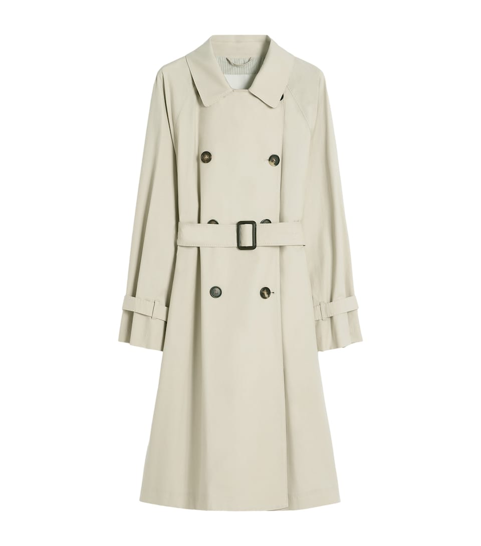Cotton-Blend Trench Coat