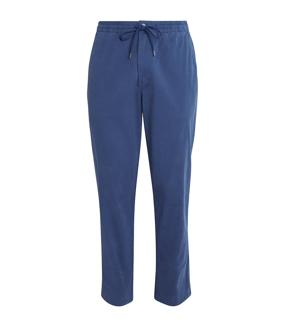 Stretch-Cotton Twill Prepster Trousers