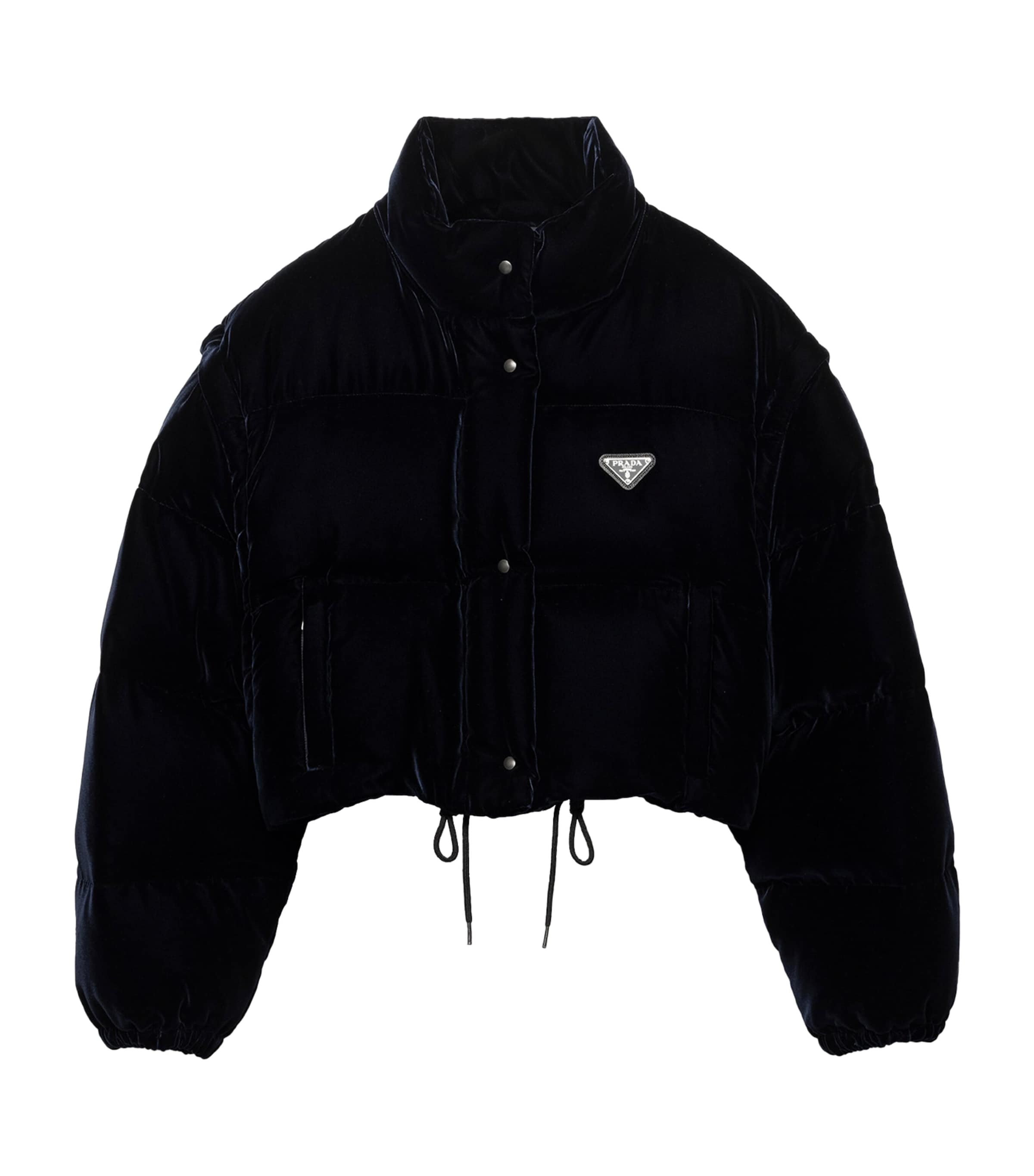 Velvet Down-Filled Puffer Jacket