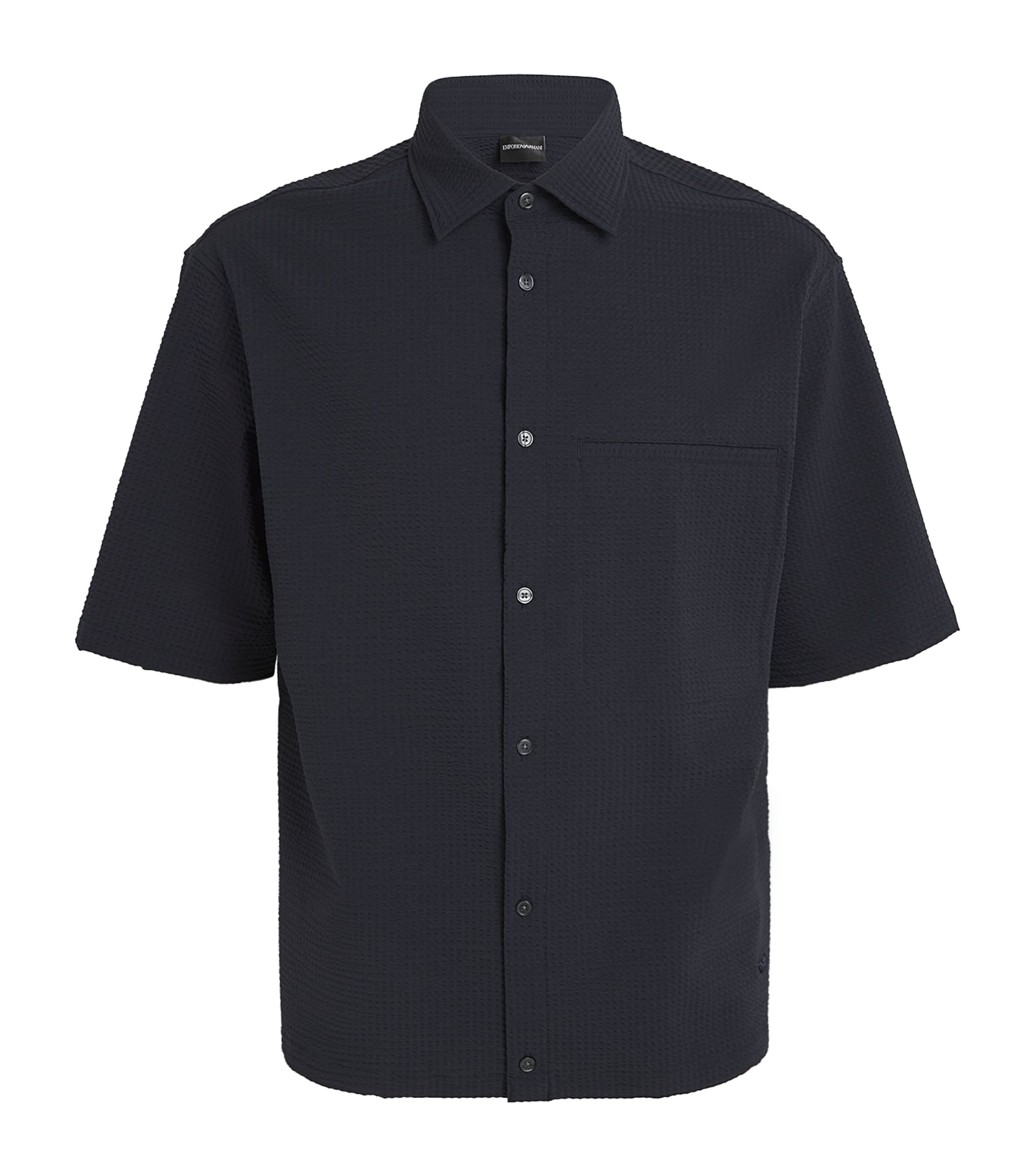 シャツ EMPORIO ARMANI Men Shirts 3R1CQ71NWDZF074 Black Emporio Armani Men's T-Shirt EA7 3LPT52 PJ03Z, Short Sleeve