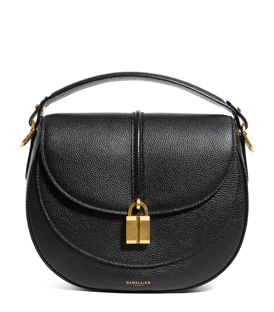 Small Leather Siena Saddle Bag