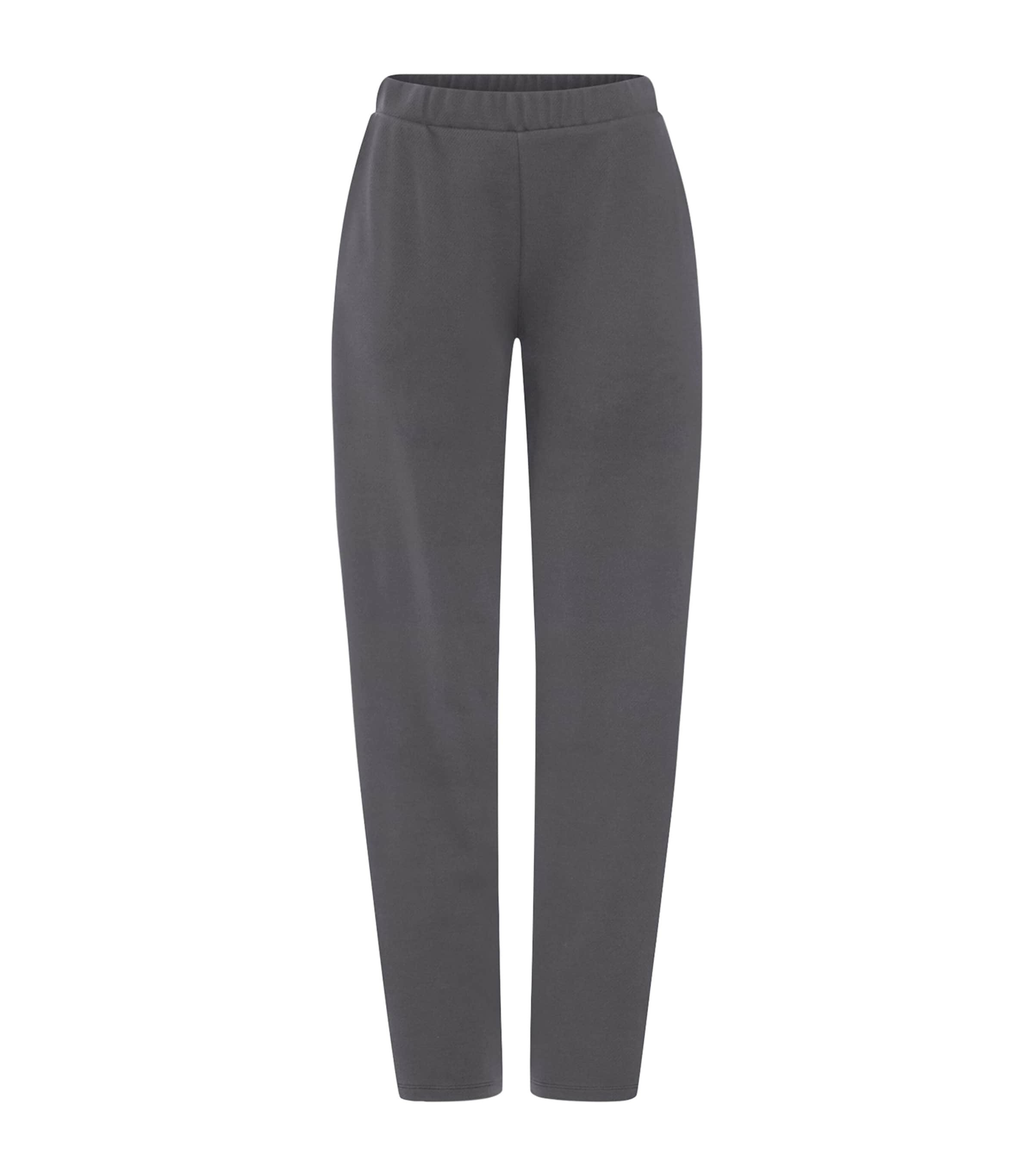 Hanro Womens Cotton-Blend Easy Wear Trousers Dark Sesame