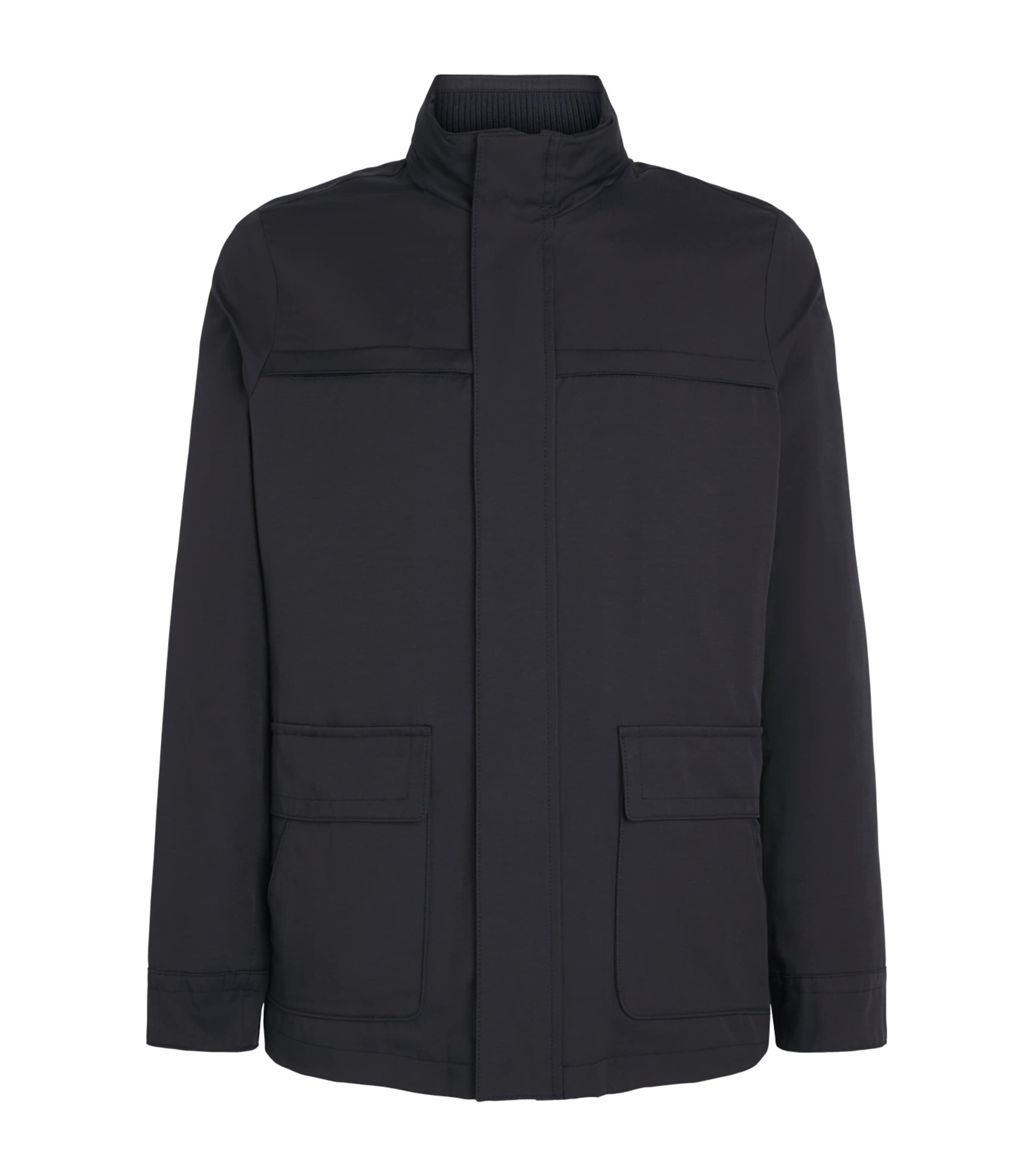 Cotton-Blend Waterproof Oyster Jacket