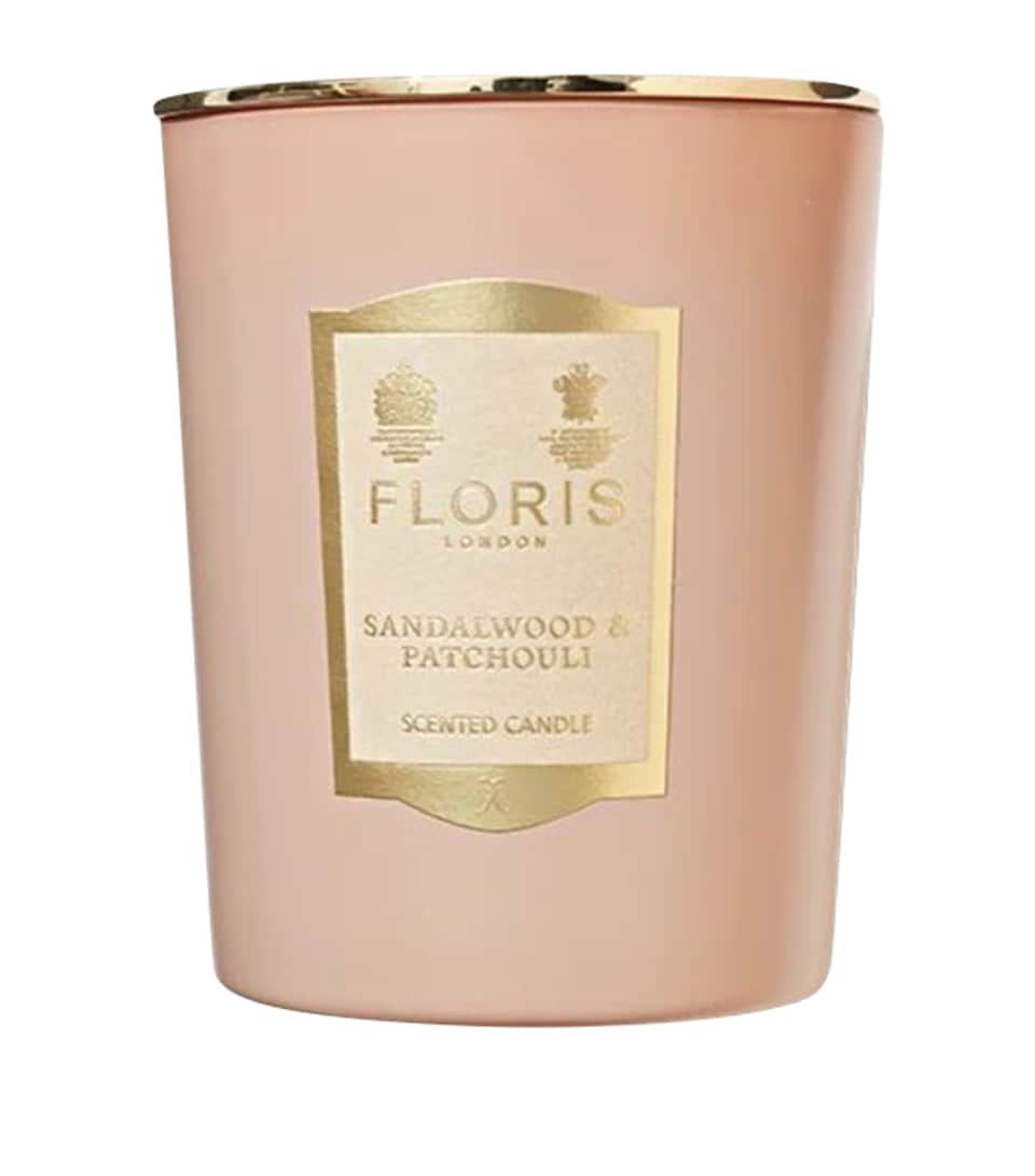 Floris Sandalwood & Patchouli Candle (175g) Pink