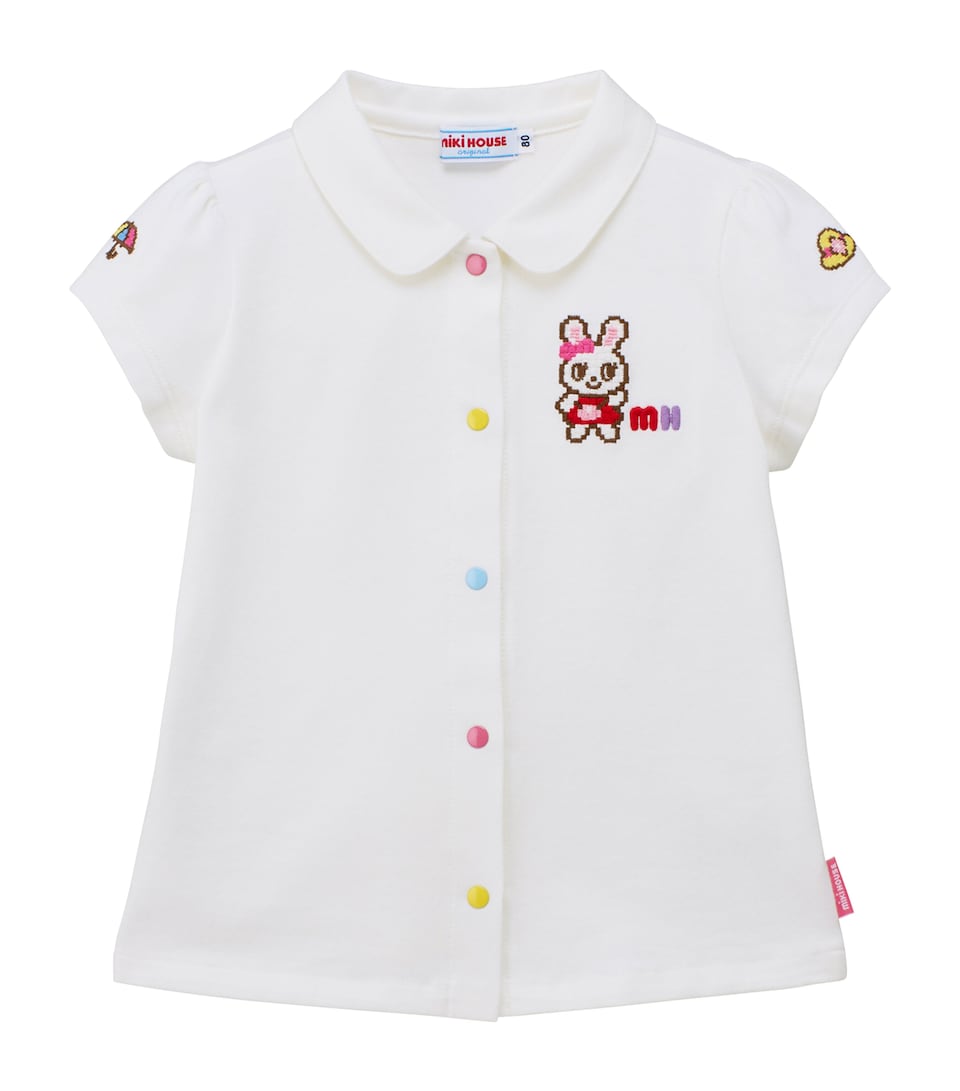 Miki House Usako Bunny Blouse (6 Months-4 Years)