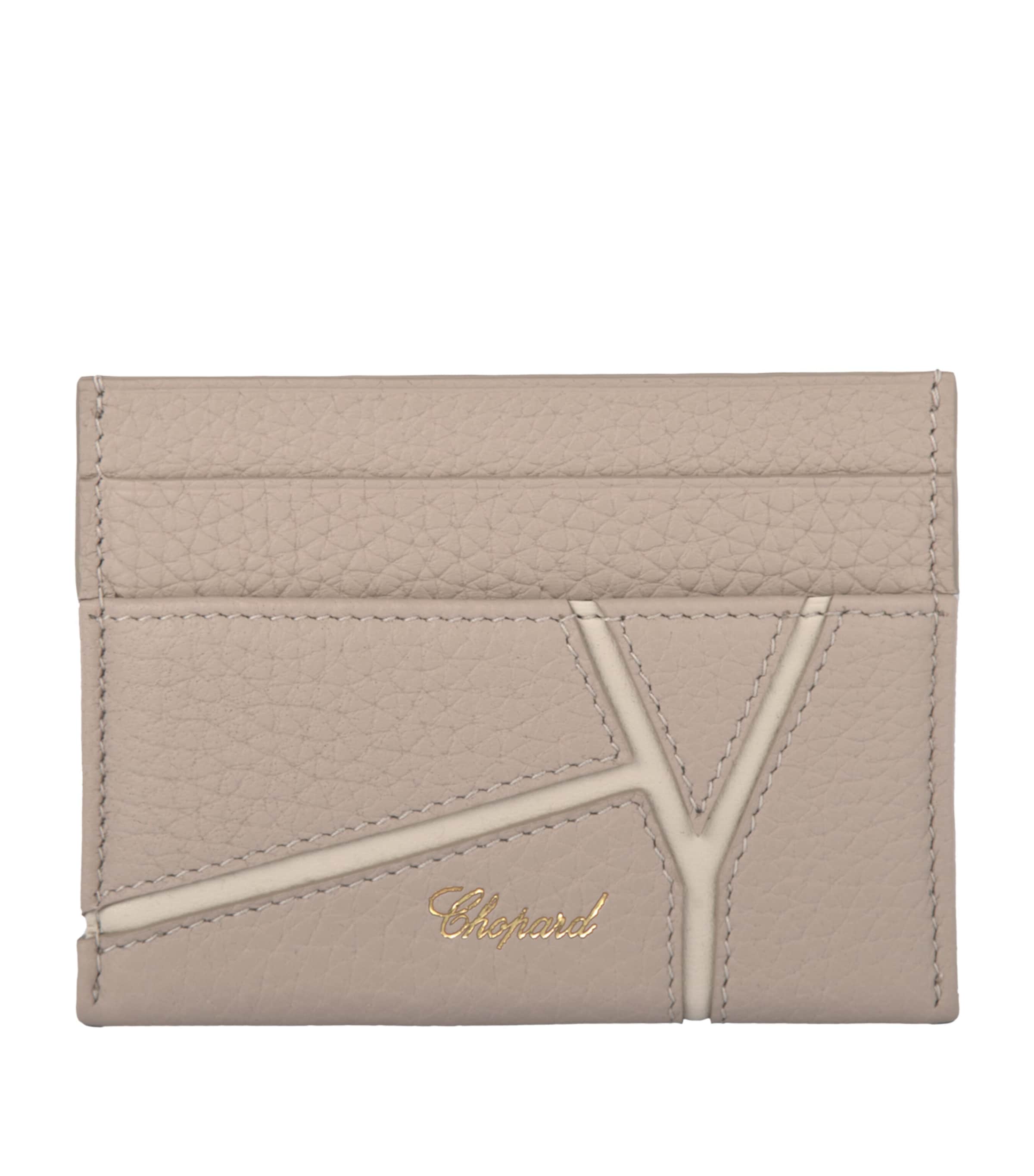 Small Leather Diamond Card Holder