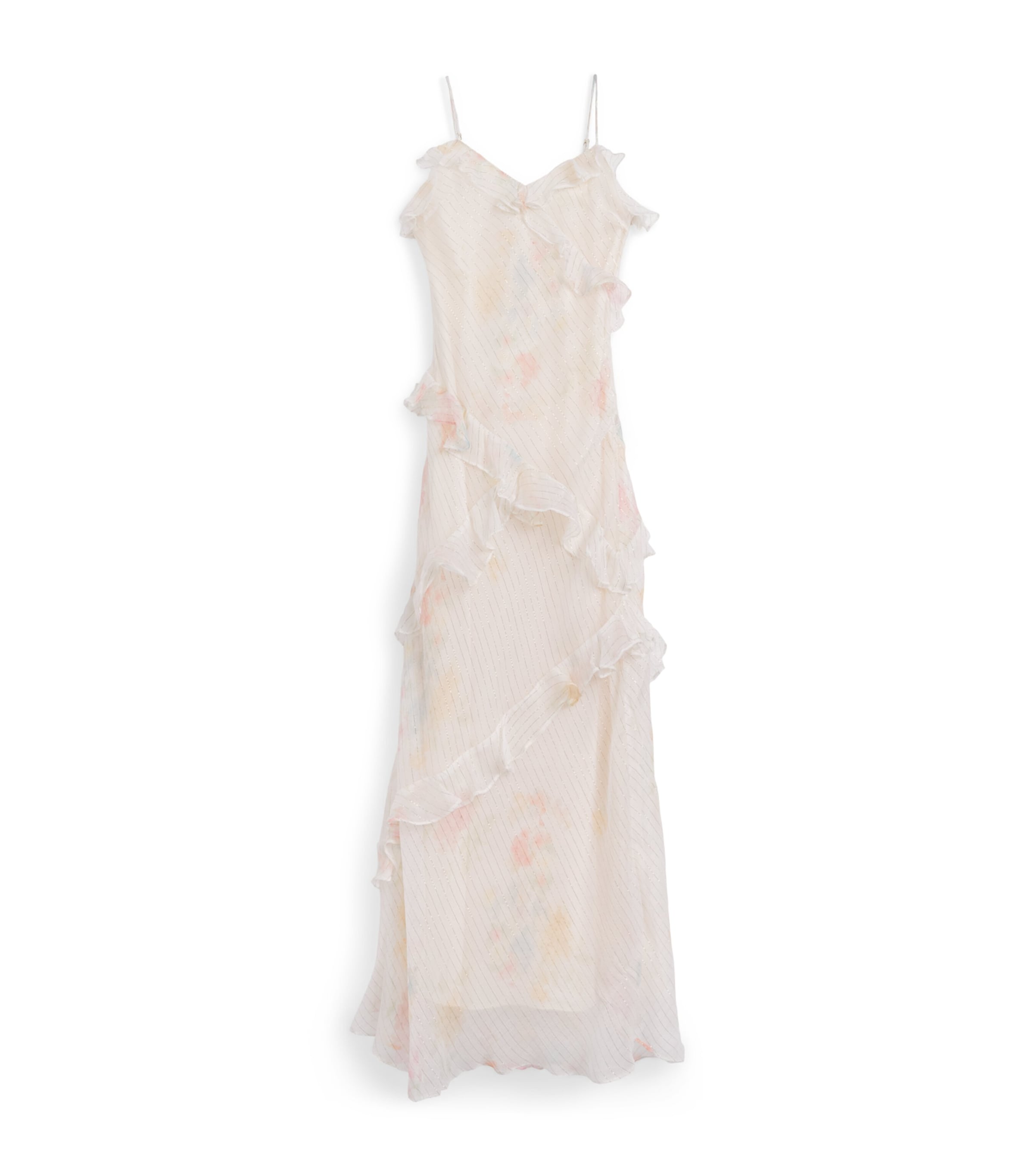 LoveShackFancy Chiffon Floral Rialto Dress (7-14 Years) Sunhzsundown Hazel