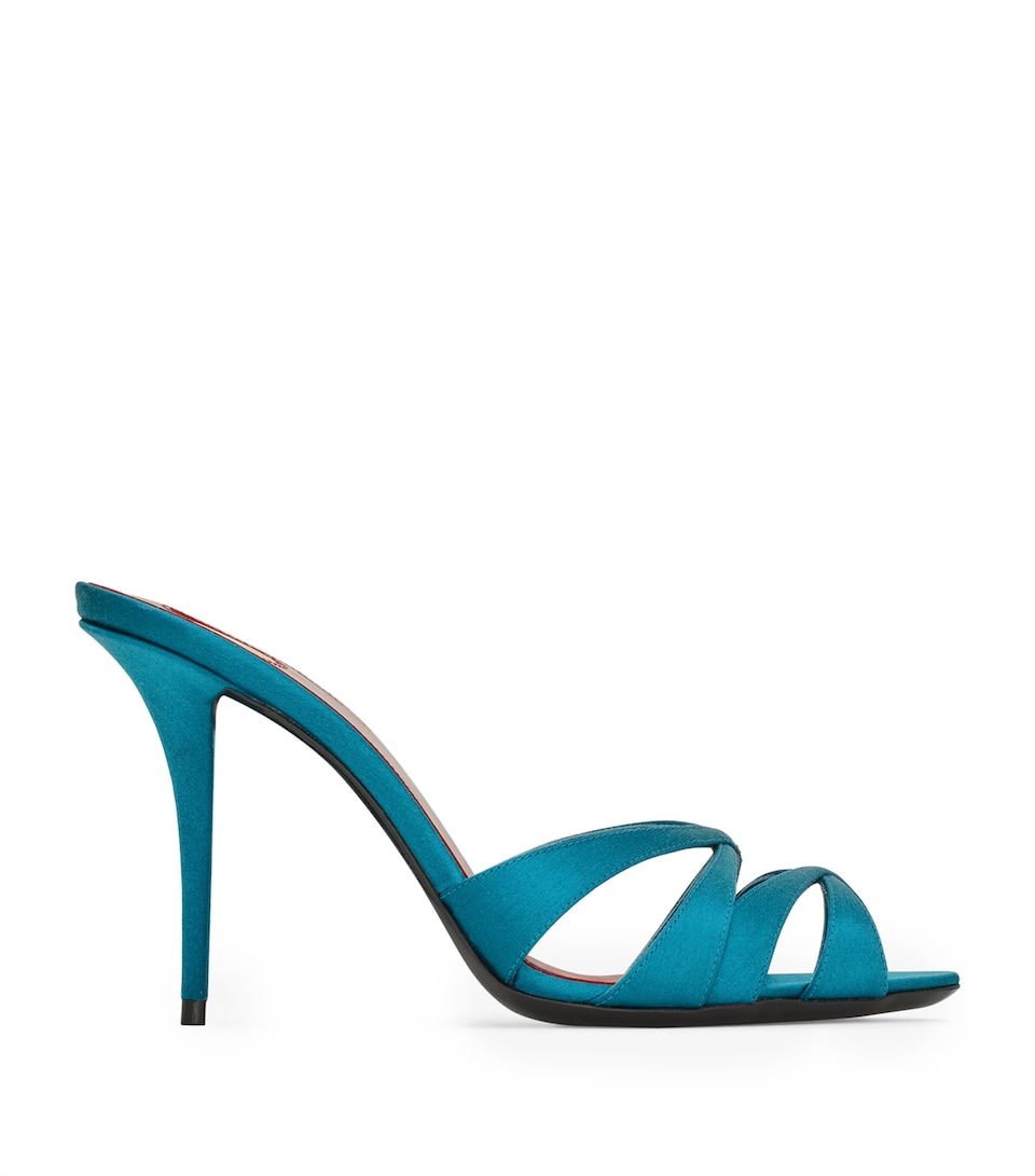 Satin Chandelle Mules 95